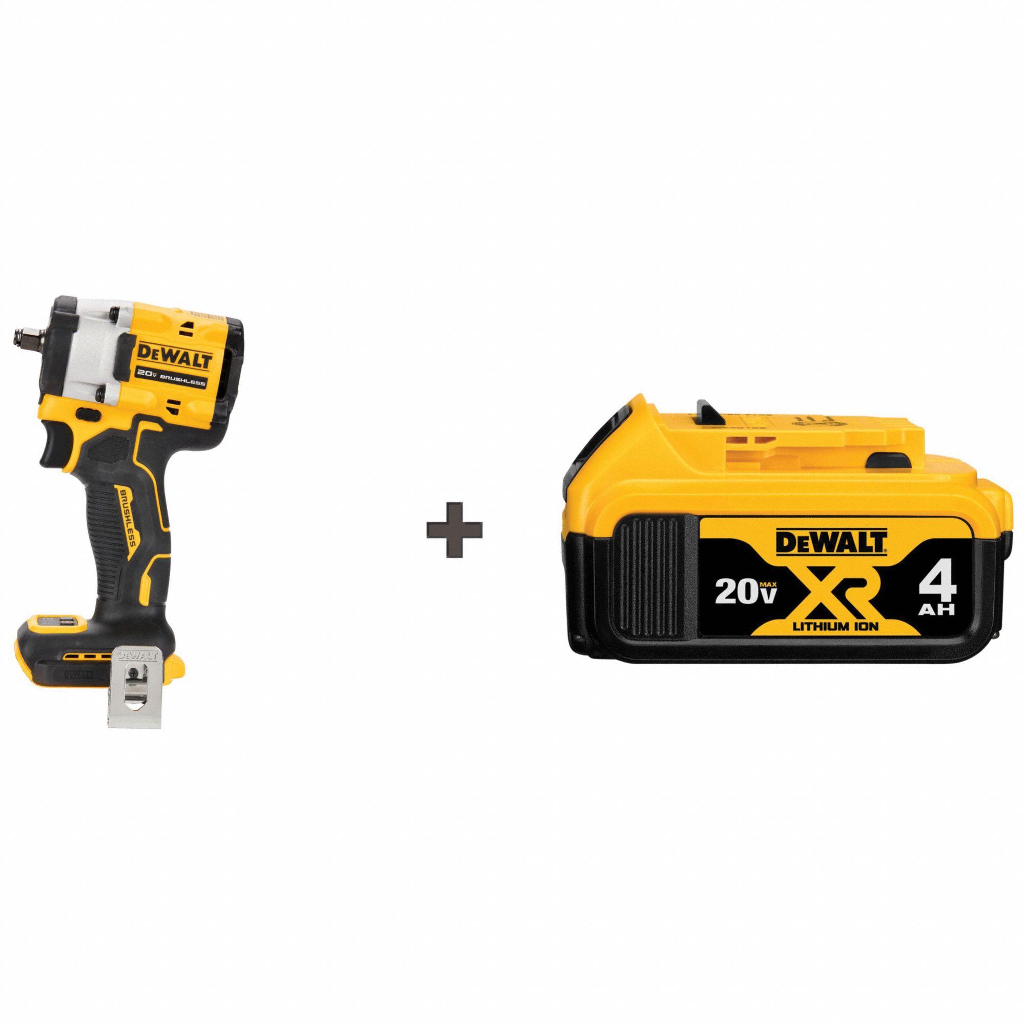 Cordless Impact Wrench, 3/8 in, Battery