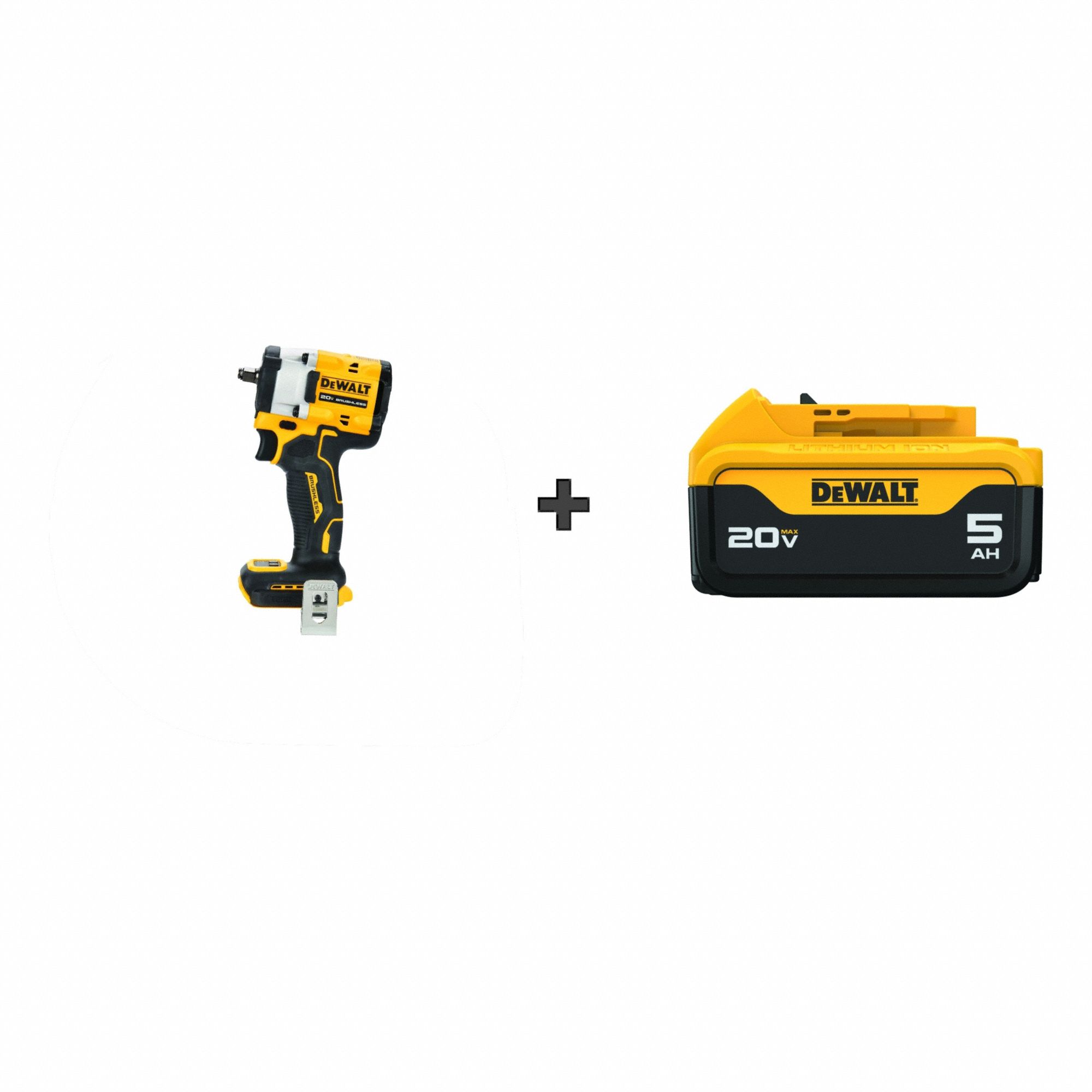 Cordless Impact Wrench, 450 ft-lb, 3/8 in