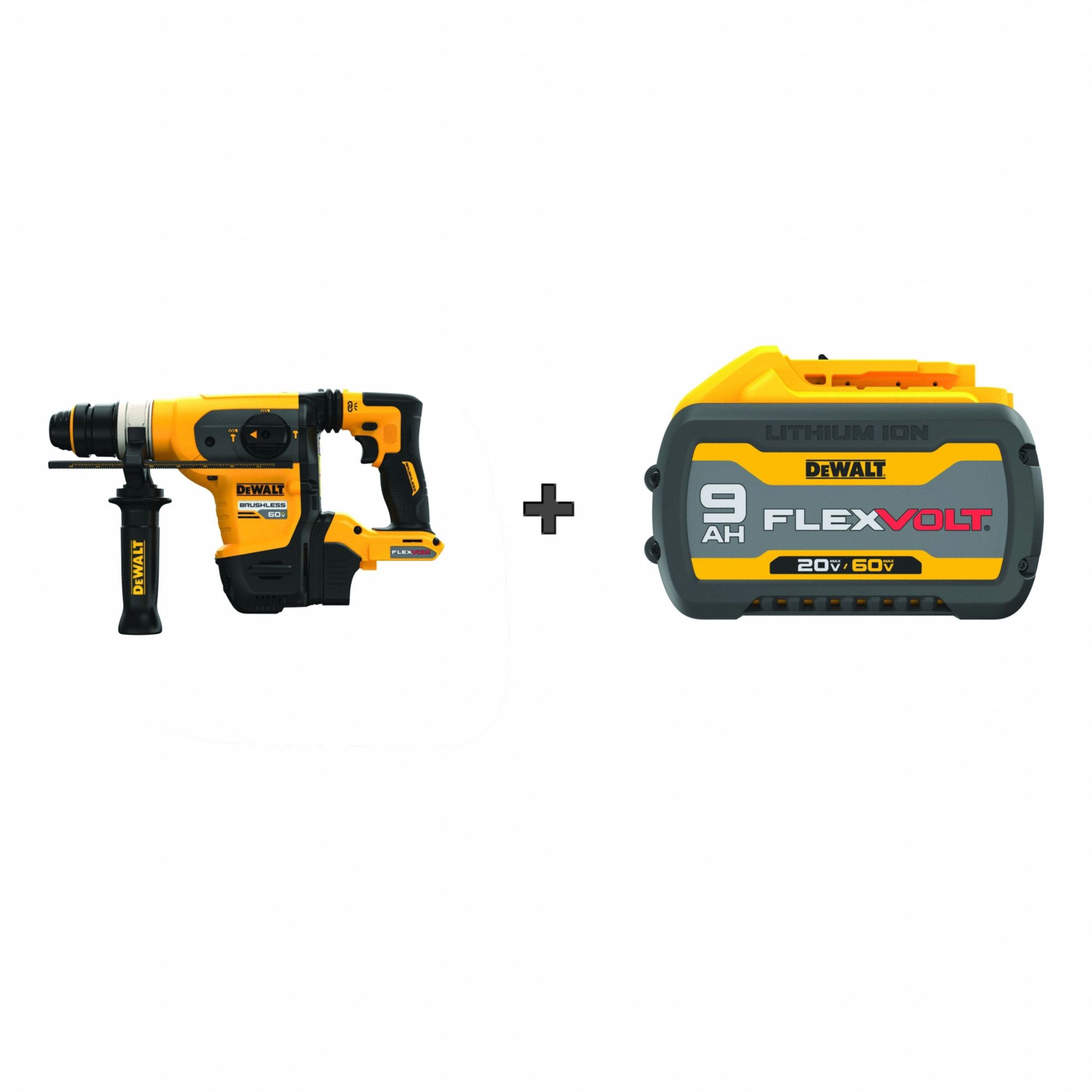 Cordless Rotary Hammer 60V 4.5 J