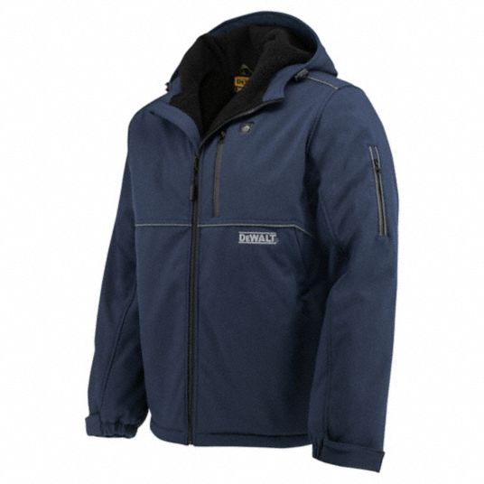 DEWALT Heated Jacket Men s 3XL Up to 9 hr 31 3 4 in Max Chest Size 3 Outside Pockets Zipper