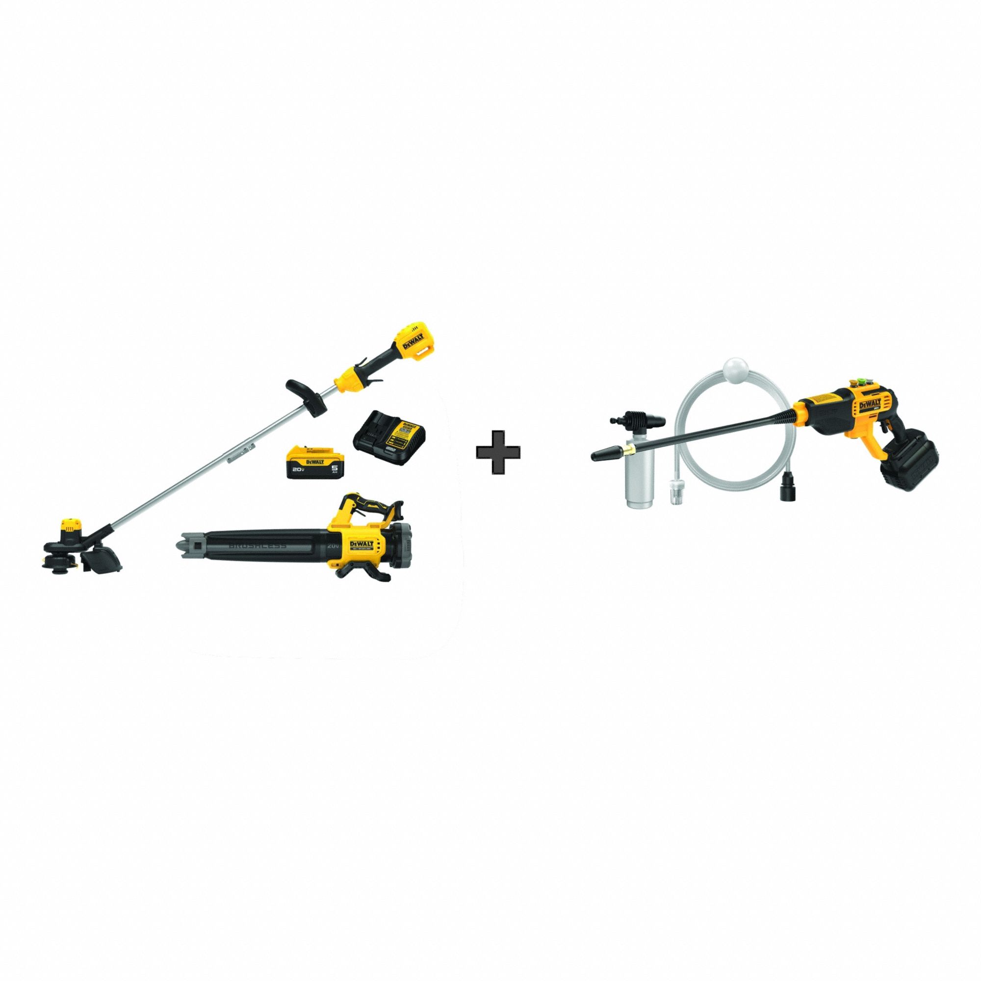 Combo Kit: 20V MAX*, Power Cleaner, 125 mph Blower Max Air Speed, 450 cfm Blower Air Flow