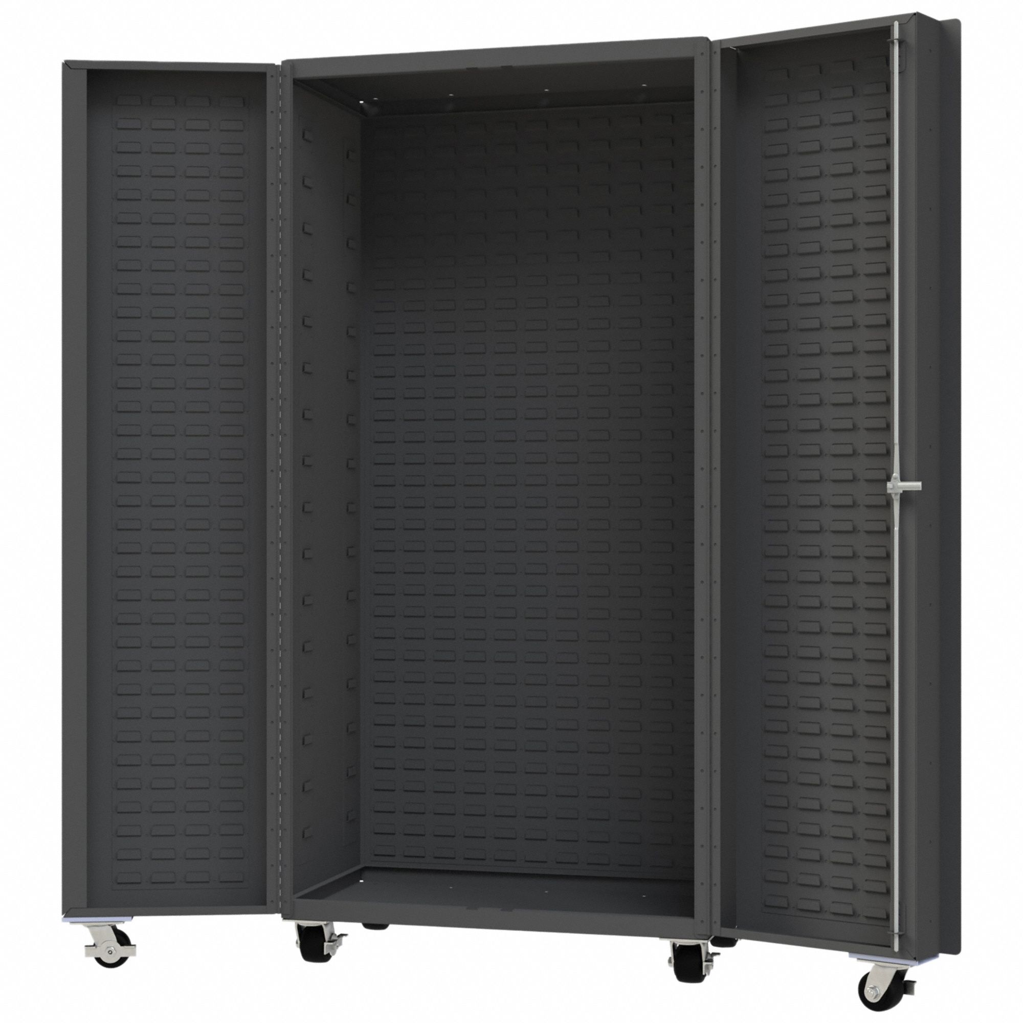 Heavy duty mobile cabinet: 36 1/4 in x 26 in x 76 1/4 in, 0 Shelves, 0 Bins, Deep Box