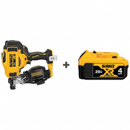 DEWALT Roofing Bump Cordless Nail Gun Kit 386VJ4 DCN45RNB