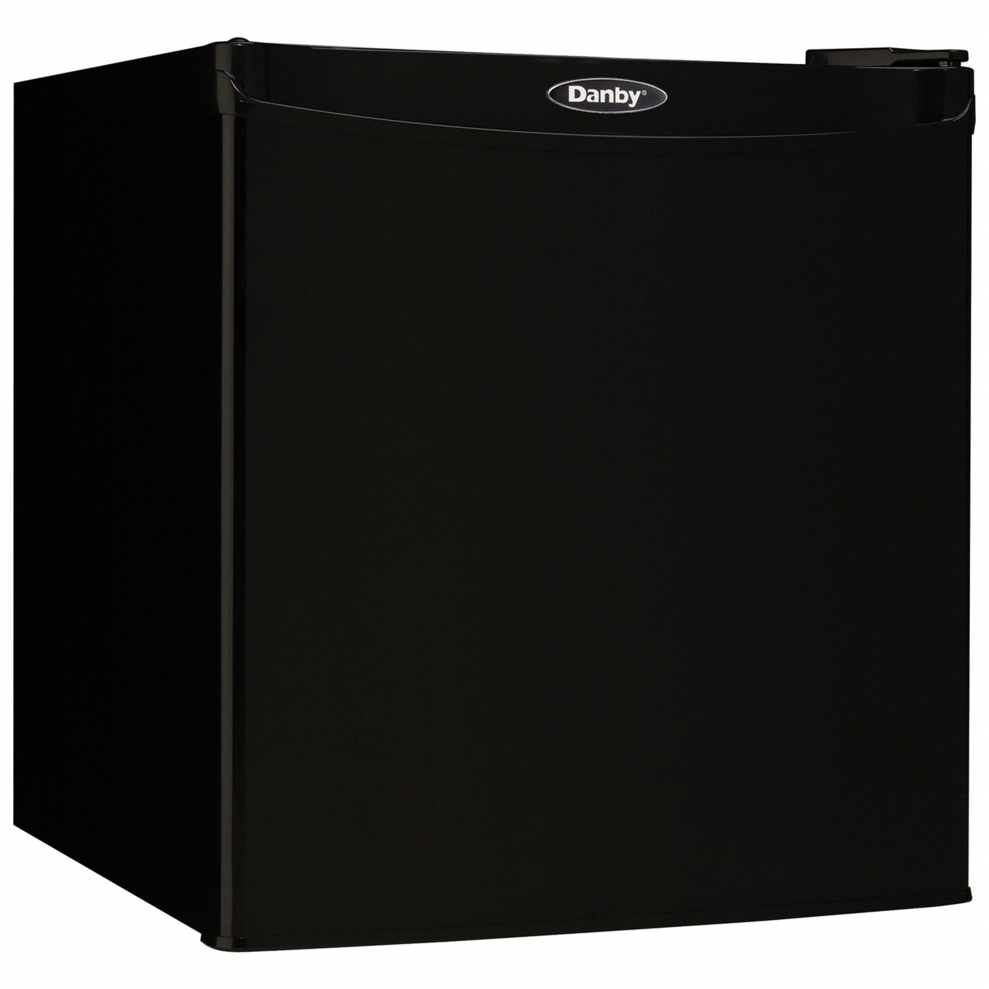 DANBY, Black, 1.6 cu ft Total Capacity, Mini Refrigerator with Freezer  Section - 10N219