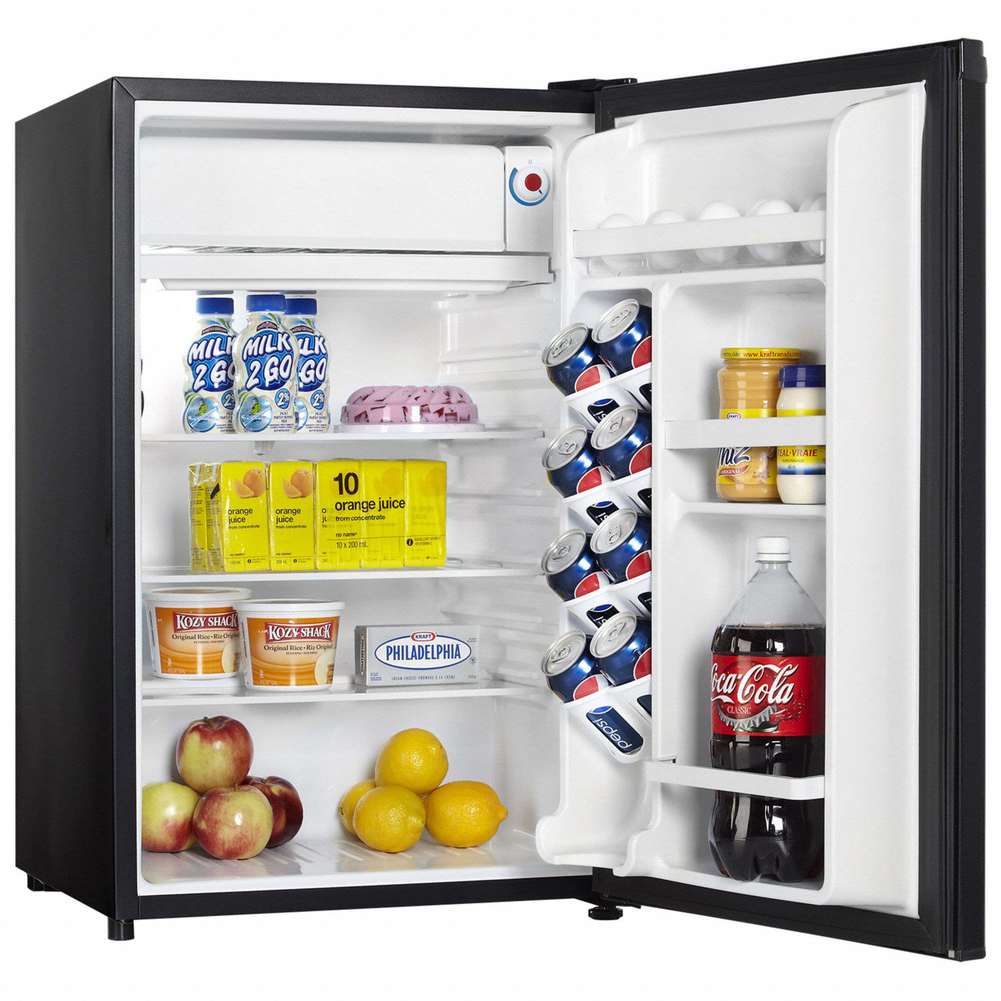 Danby Designer DCR044A2WDD Compact Refrigerator with Freezer - 4.4 cu ft - White
