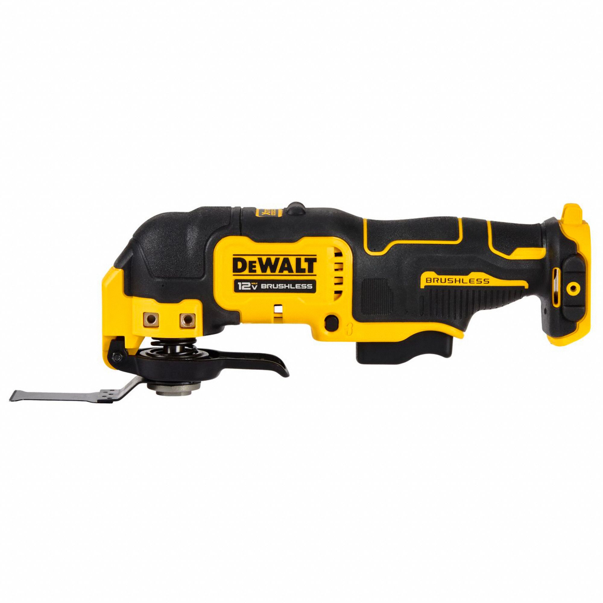 Oscillating Tool: 3.2° Oscillation Angle, Brushless Motor, 12V MAX*, Tool Only, 12V DC, 18, 000 RPM