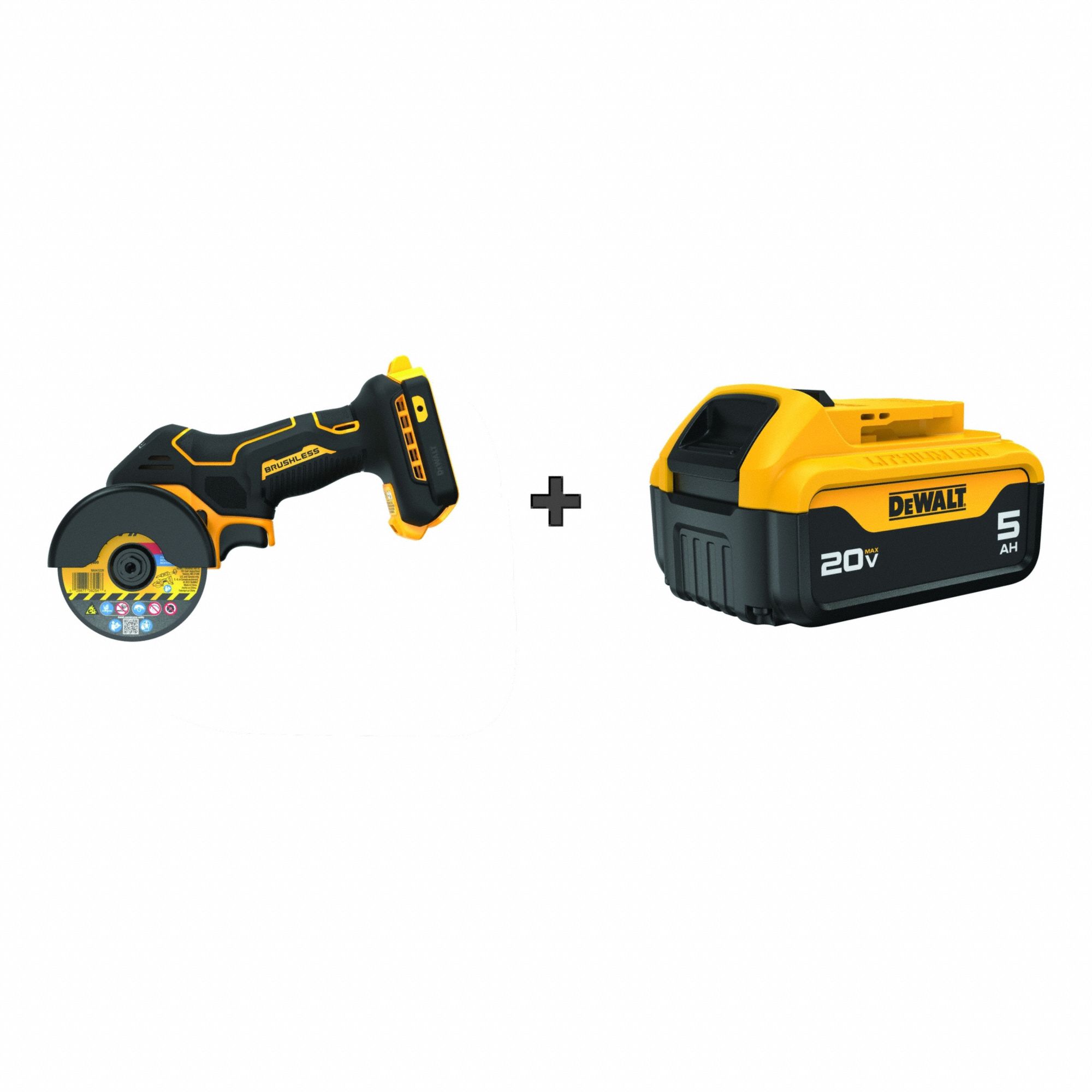 DEWALT 20V Cut-Off Tool + 5AH Battery