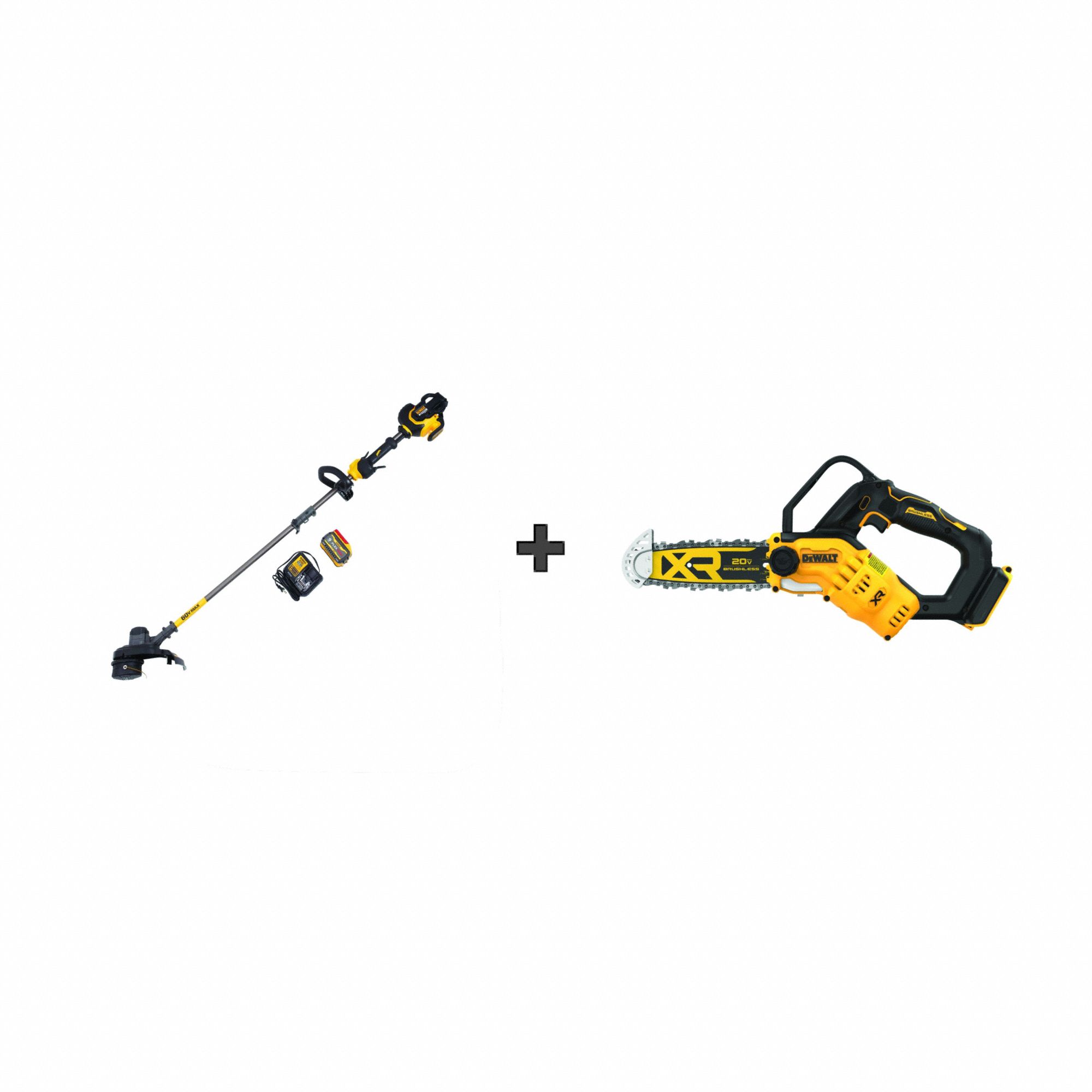String Trimmer Kit: 20V MAX*, Chainsaw and Trimmer, 15 in String Trimmer Cutting Wd, 9.0 Ah
