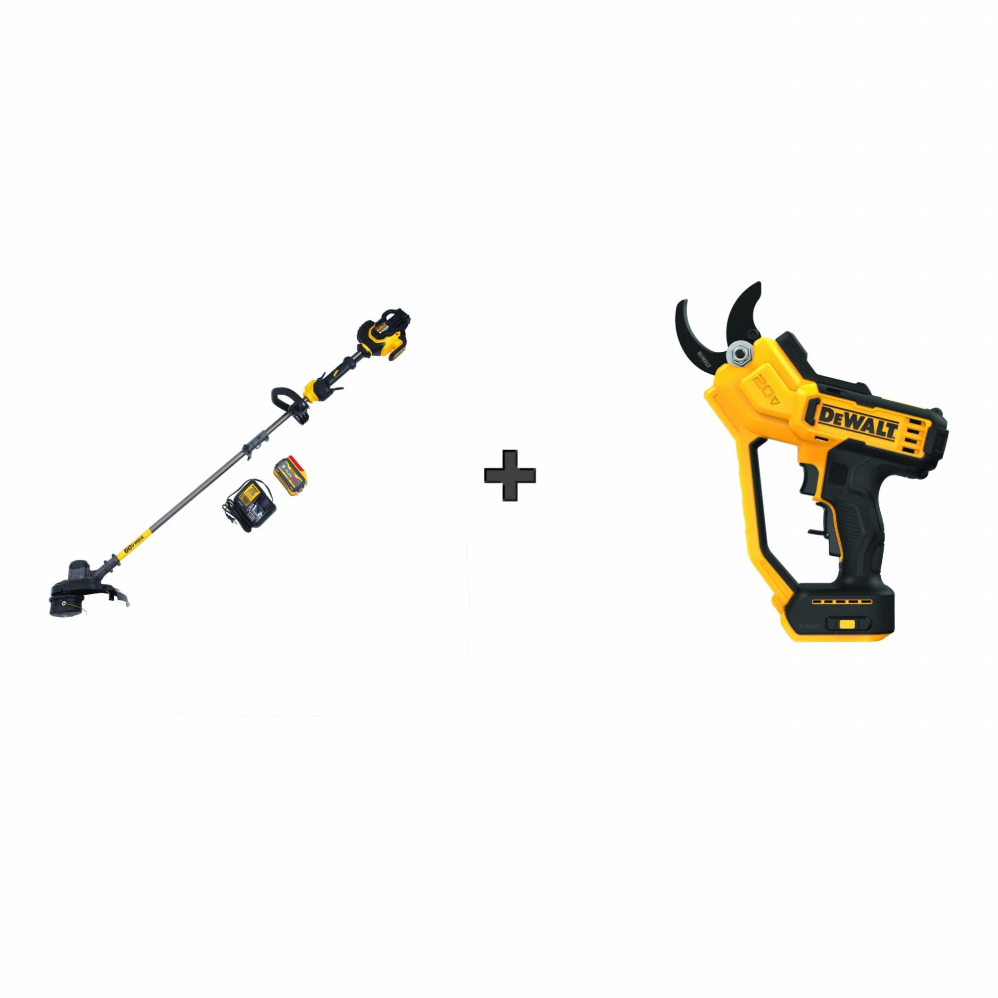 String Trimmer Kit: 20V MAX*, Pruner and Trimmer, 15 in String Trimmer Cutting Wd, 9.0 Ah