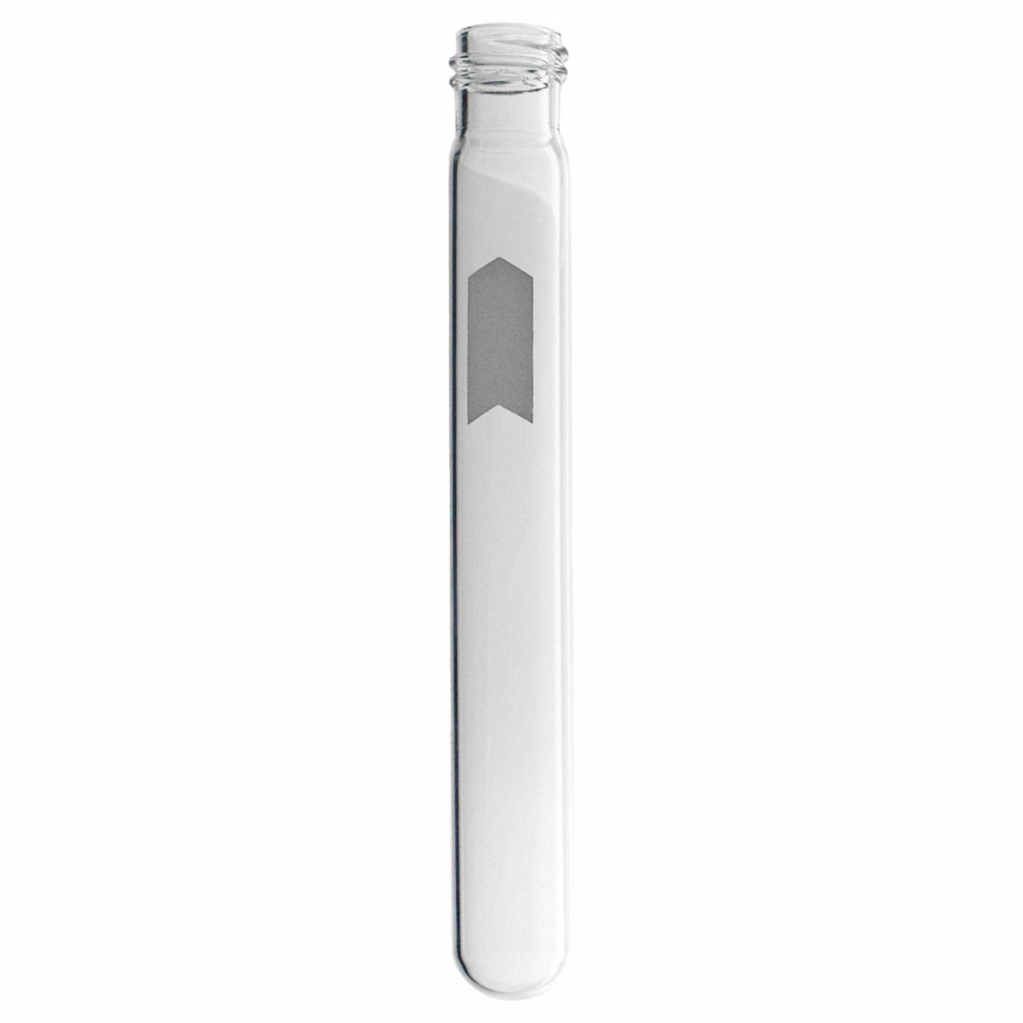 Culture Tube: Borosilicate Glass, 8 mL, 13 mm Body Dia, 100 mm Overall Ht, Culture Tube, Clear
