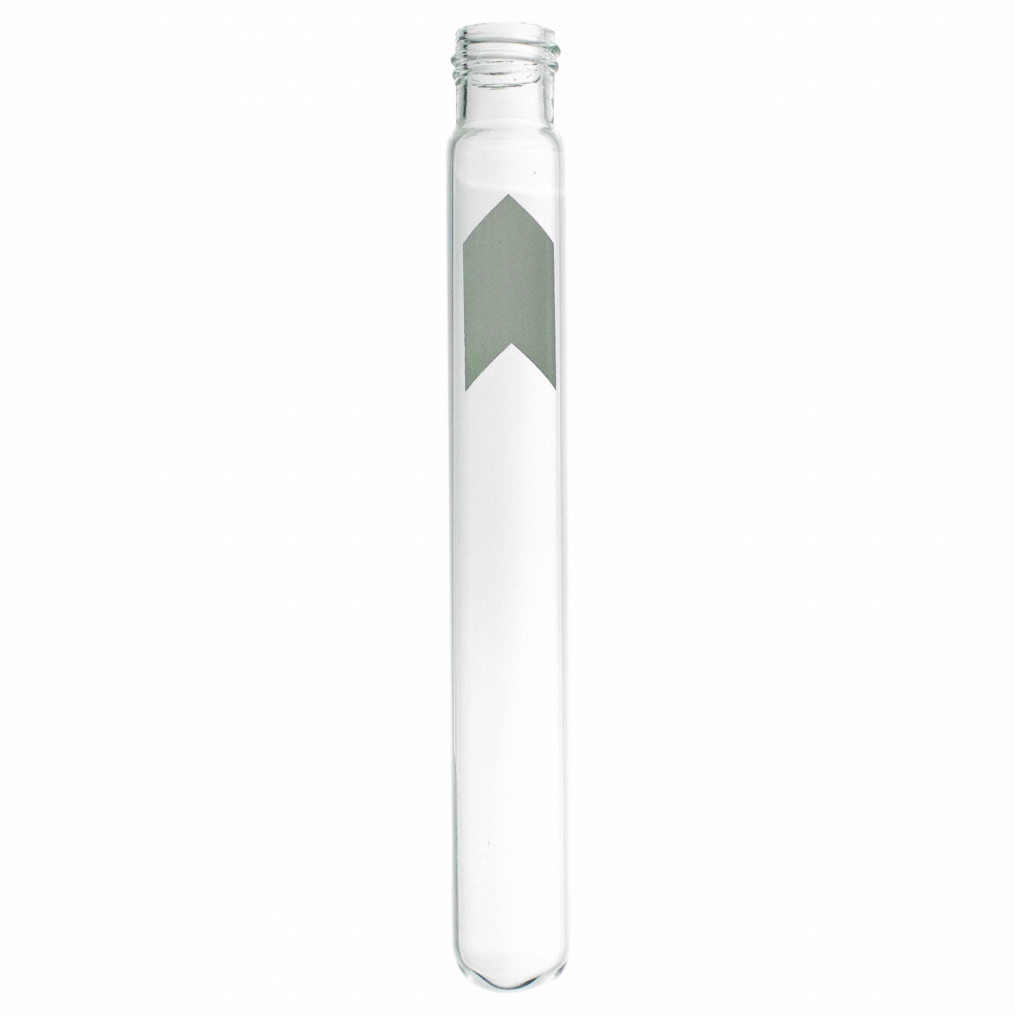 Culture Tube: Borosilicate Glass, 16 mL, 16 mm Body Dia, 125 mm Overall Ht, Culture Tube, Clear