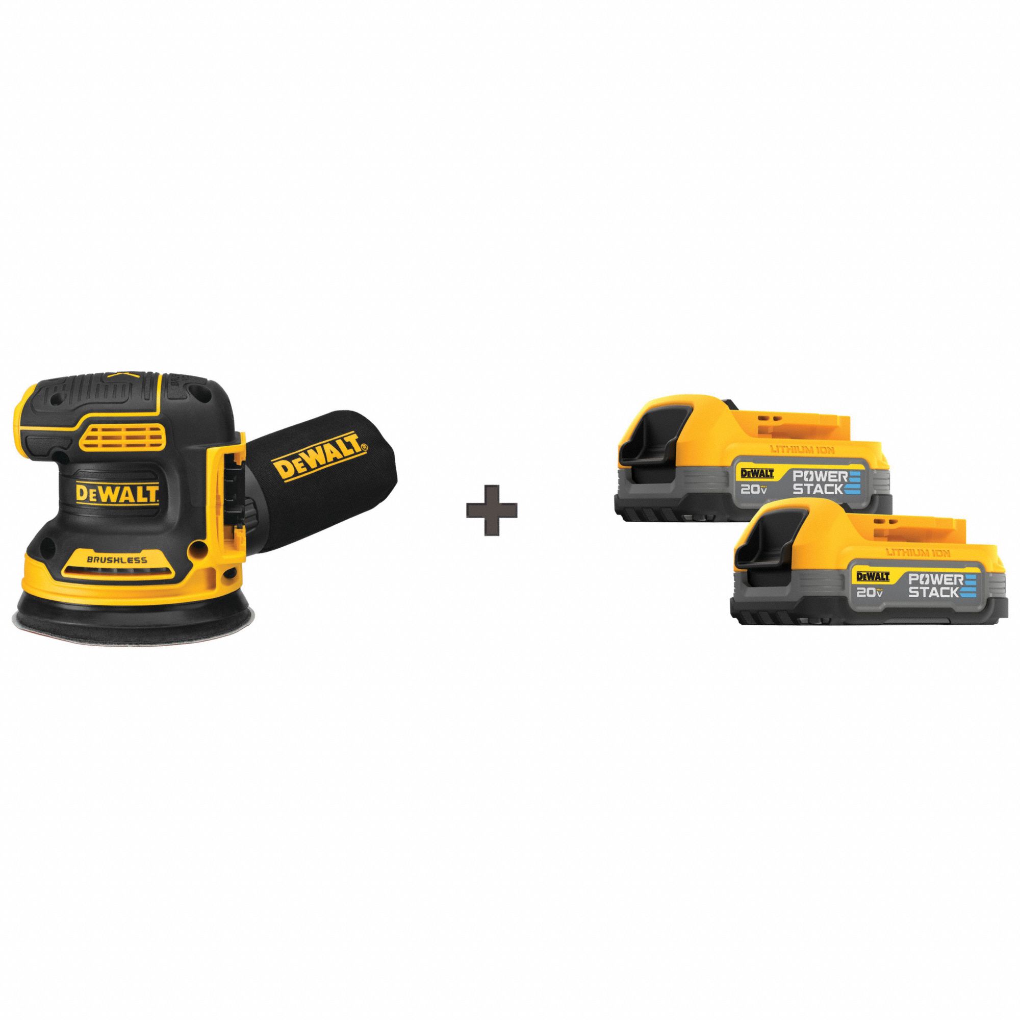 Cordless Sander, 20V, 5", Bonus Battery