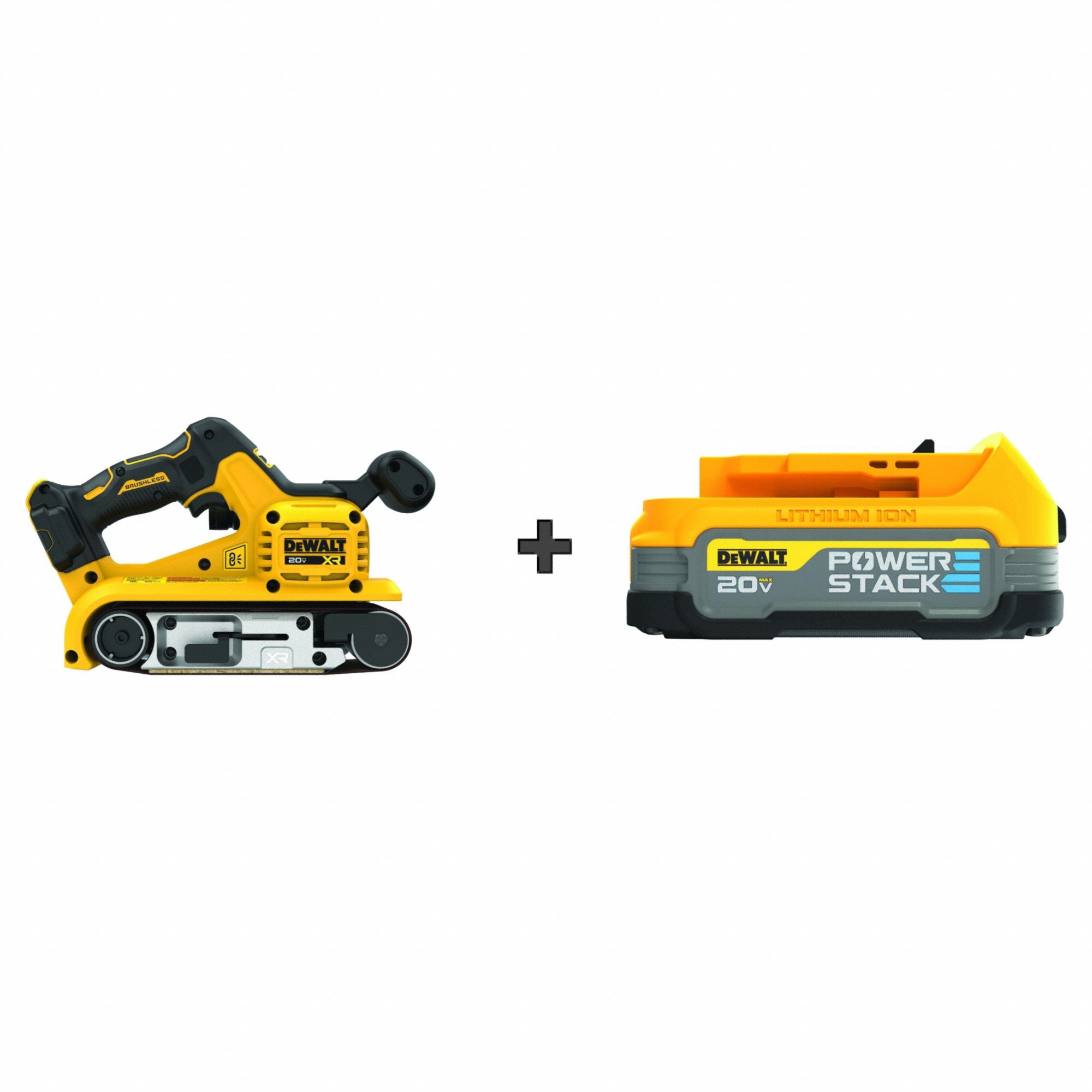 Cordless Belt Sander: 20V MAX*, Battery Included, 3 in Belt Wd, 21 in Belt Lg, 1, 050 SFPM
