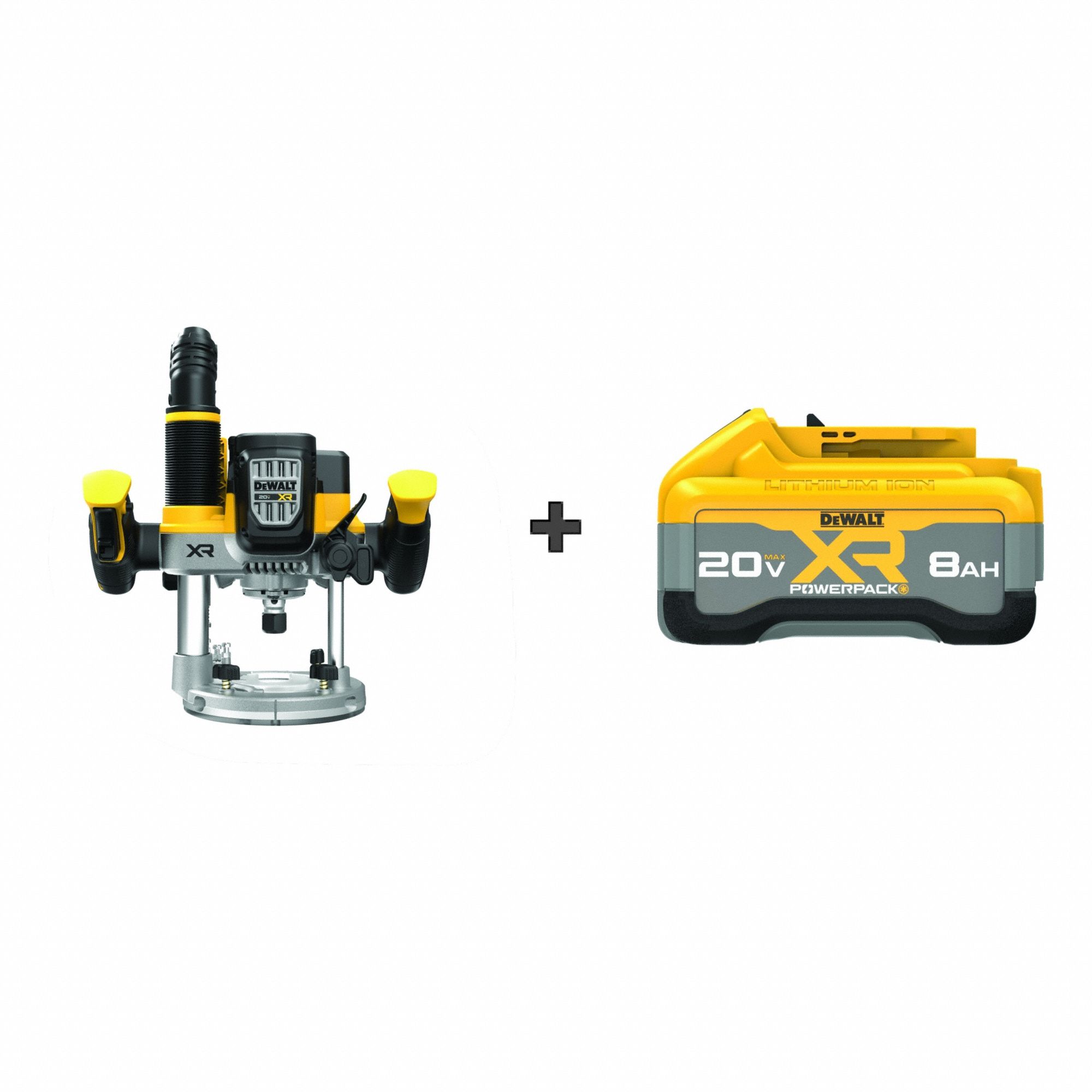 20V Router  Bonus 8ah Battery