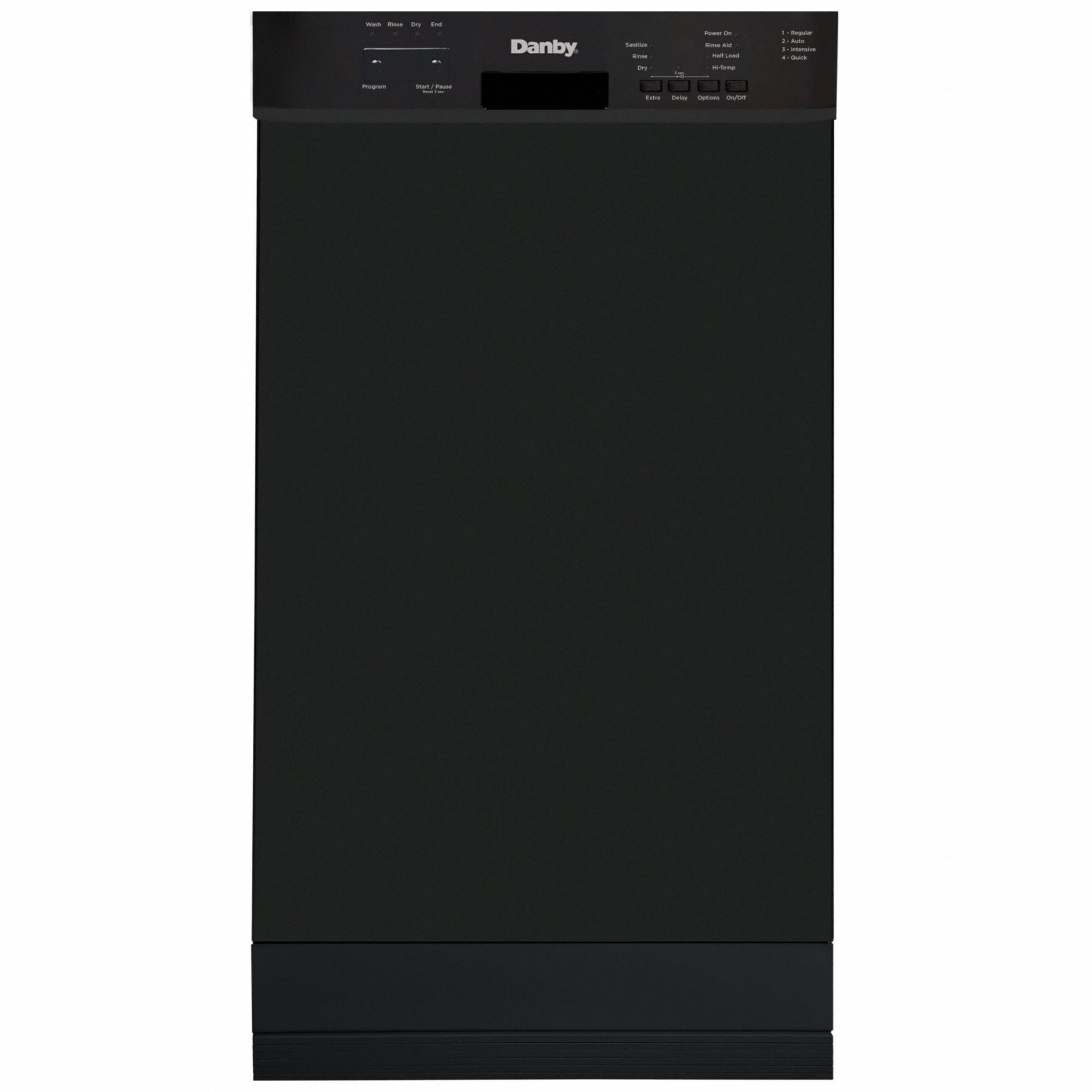 Built-in Dishwasher: Black,