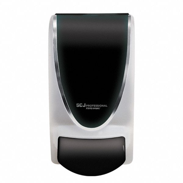 SOAP DISPENSER,1 L,WHITE,PLASTIC,FOAM
