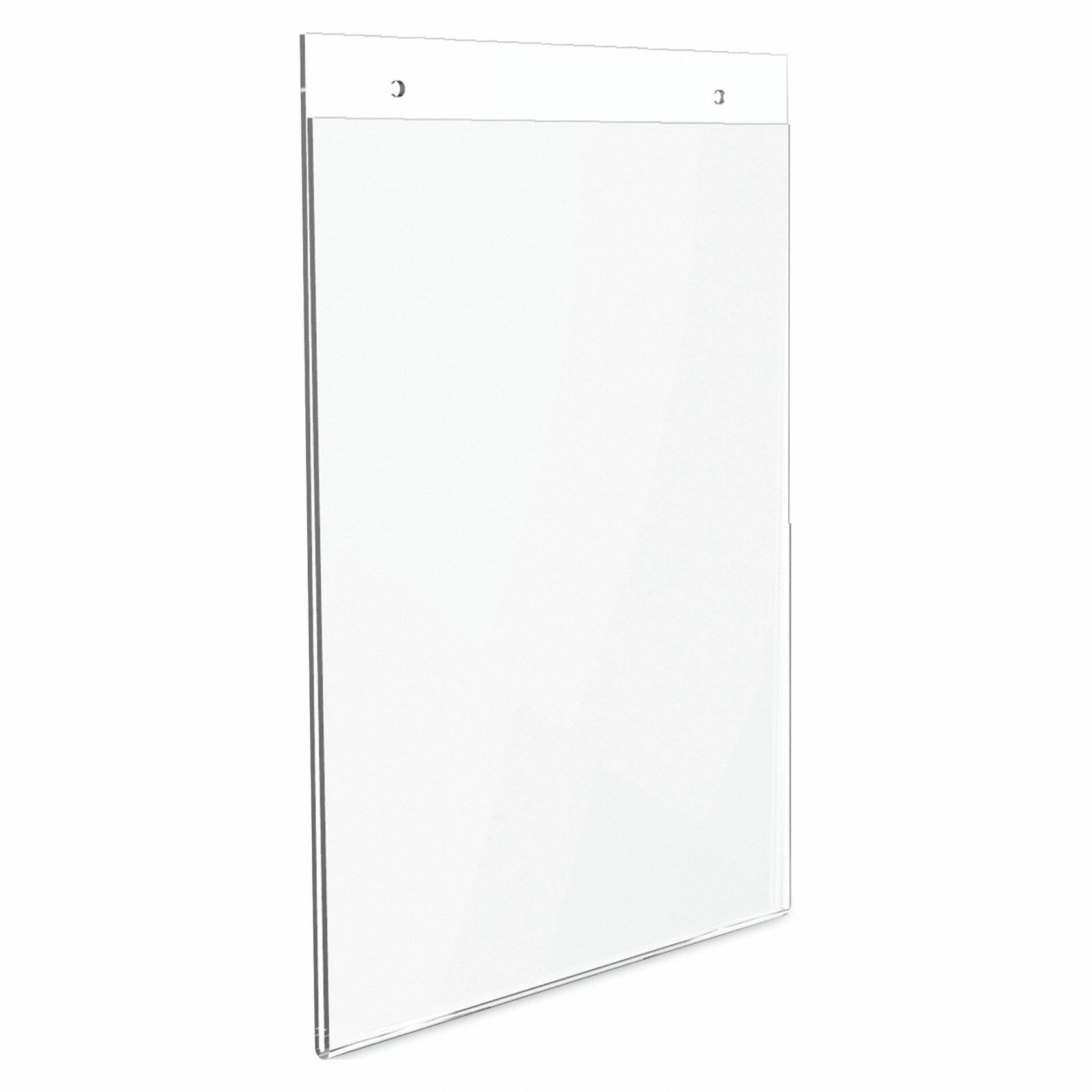 Wall Sign Holder Plastic 8.5X11 Clear