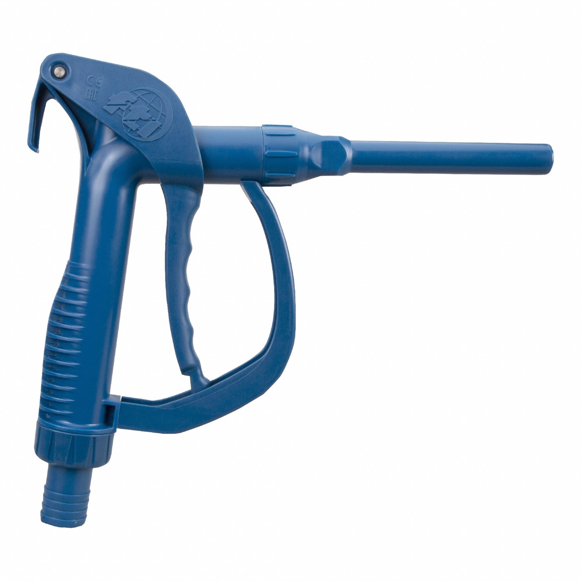 DrumPumpNozzle Bl Straight6-1/2inPPSpout