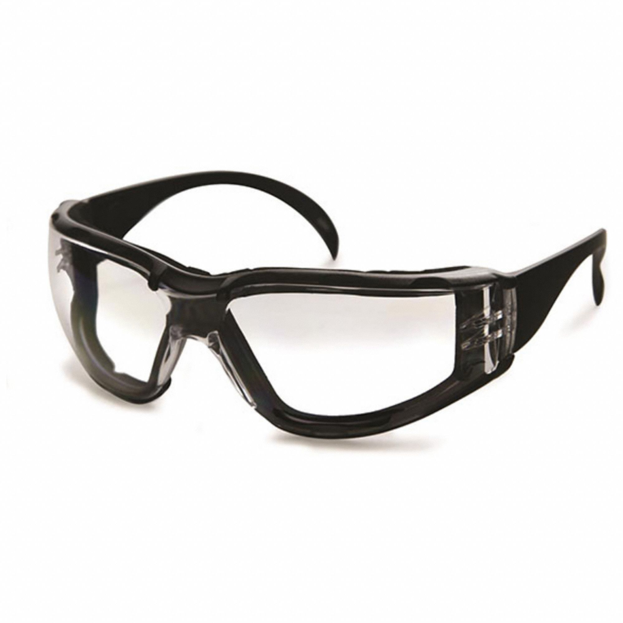 LUNETTES DE PROTECTION, ENVELOPPANTE, PC, ANTIBUÉE, ANTIRAYURES, TRSP/NR, CSA, UNISEXE