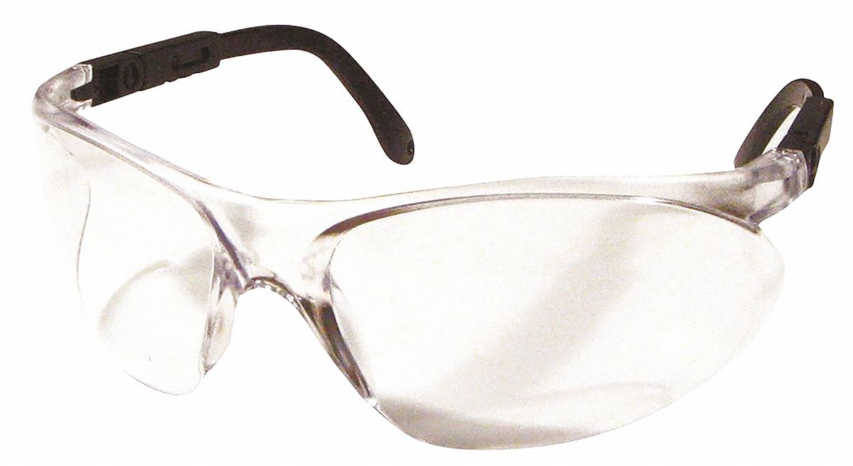 LUNETTES SÉCURITÉ, ANTI-RAYURES, ENVELOPPANT, UV, POLYCARBONATE/PLASTIQUE