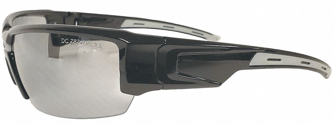LUNETTES SÉCURITÉ, PROTECTION UV, ANTI-RAYURES, VERRES MIROITÉS, PLASTIQUE/POLYCARBONATE