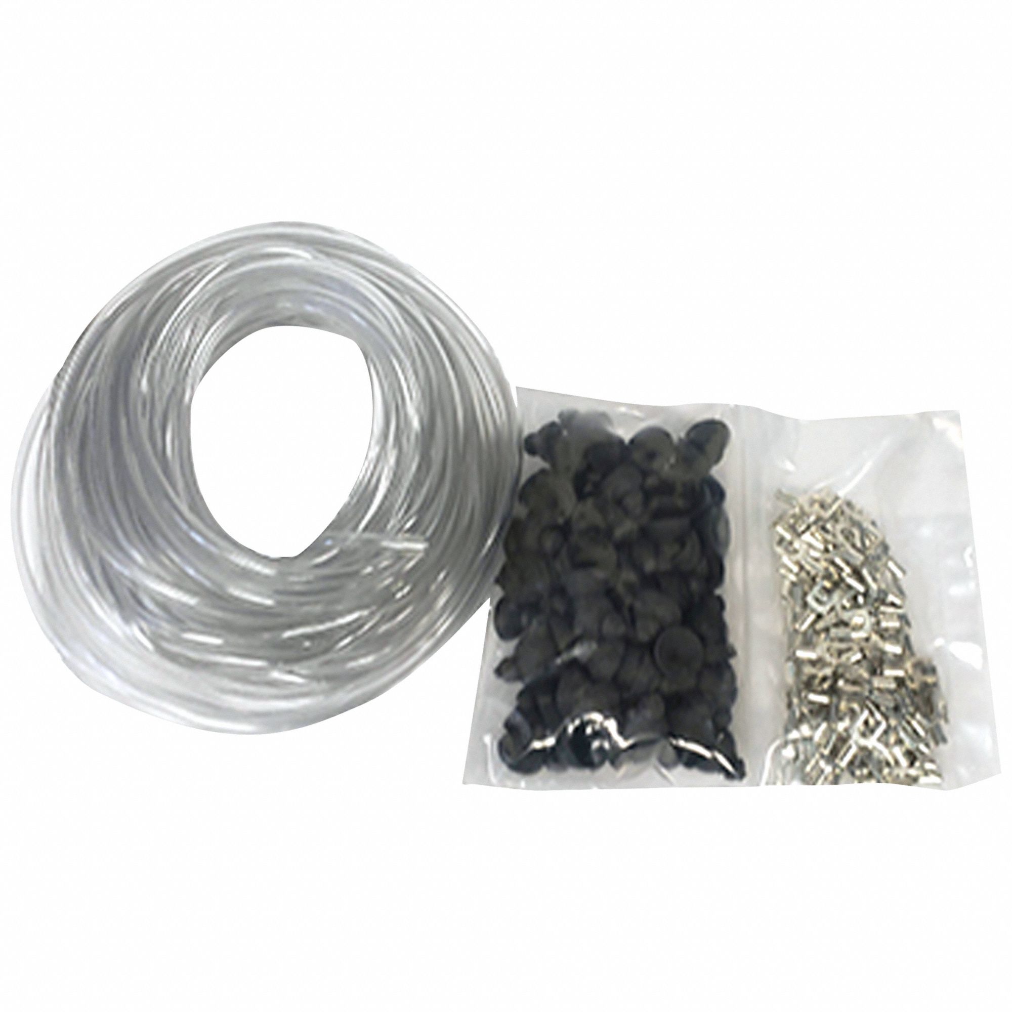 FIT TEST KIT, 50 BLACK SUCTION CUPS, 50 CLIPS, 50 FEET TUBING, NIOSH