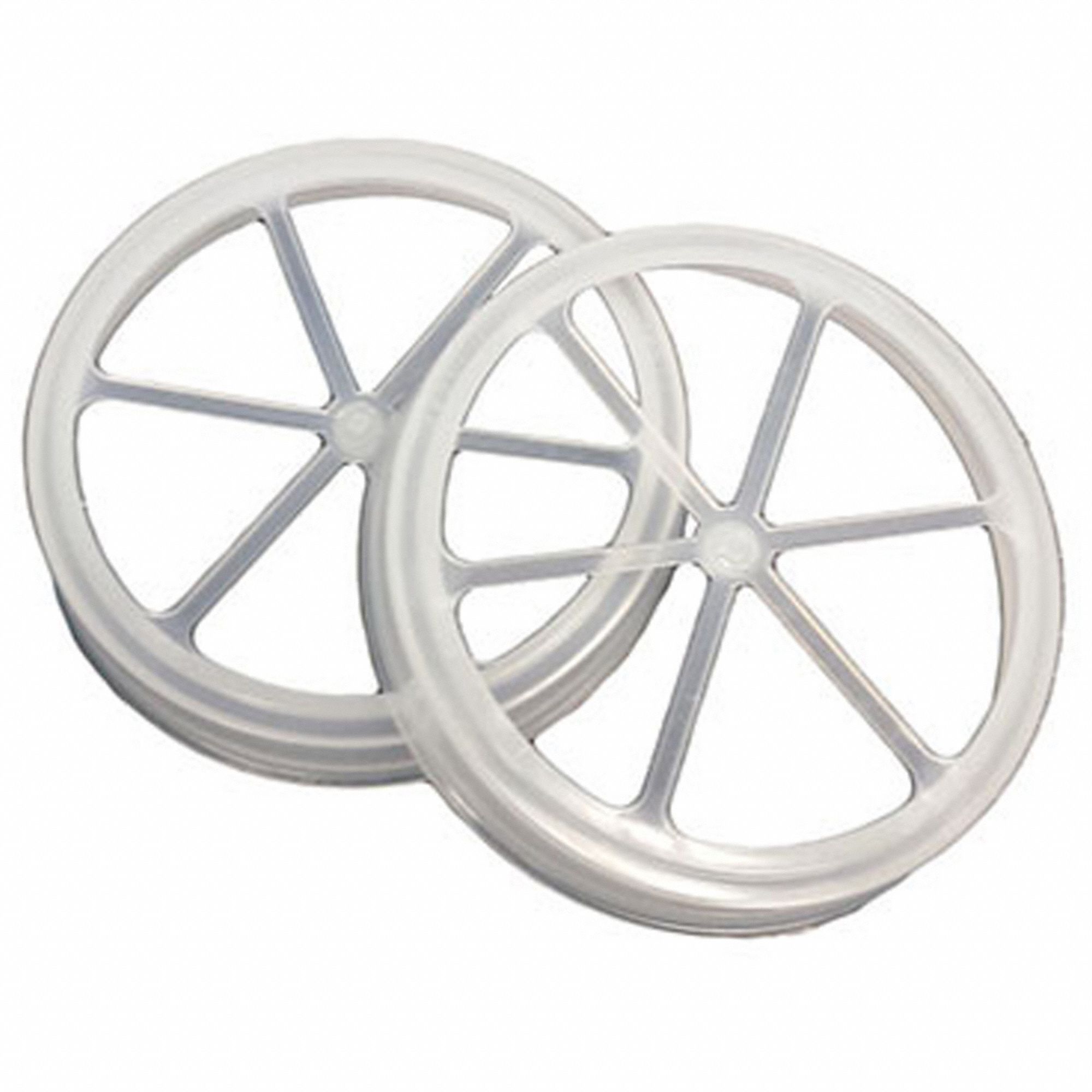 RETAINERS, COMFORT-AIR, WHITE, PLASTIC, 6-PK, NIOSH, FOR USE WITH 14494 PRE-FILTERS