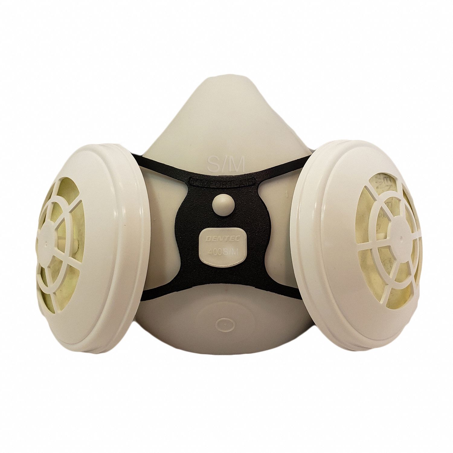 HALF-MASK W/O EXHALATION VALVE, ELASTOMERIC RUBBER, S/M, 3-POSITION ADJUSTMENT, N95