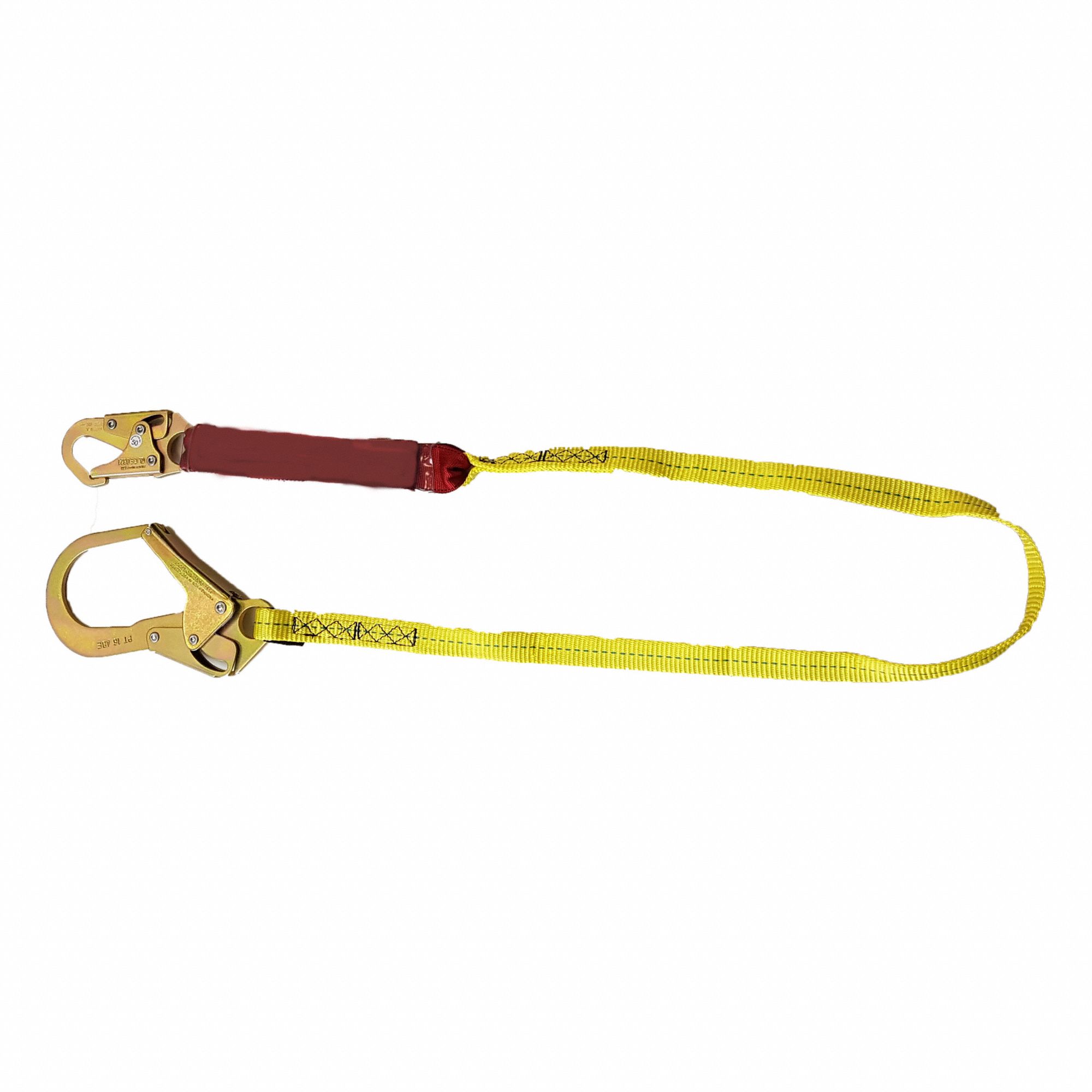 TOOL LANYARD,STEEL,YELLOW,375 LB