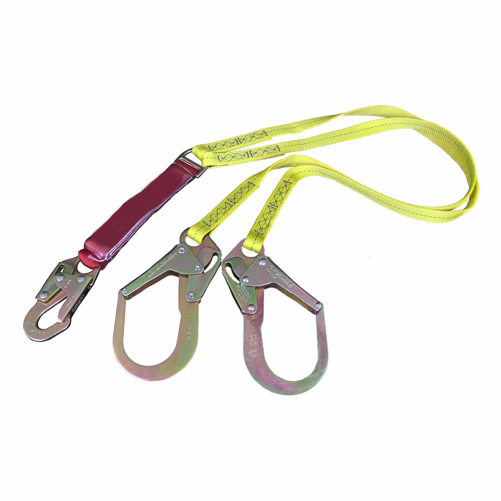 TOOL LANYARD,STEEL,YELLOW,375 LB
