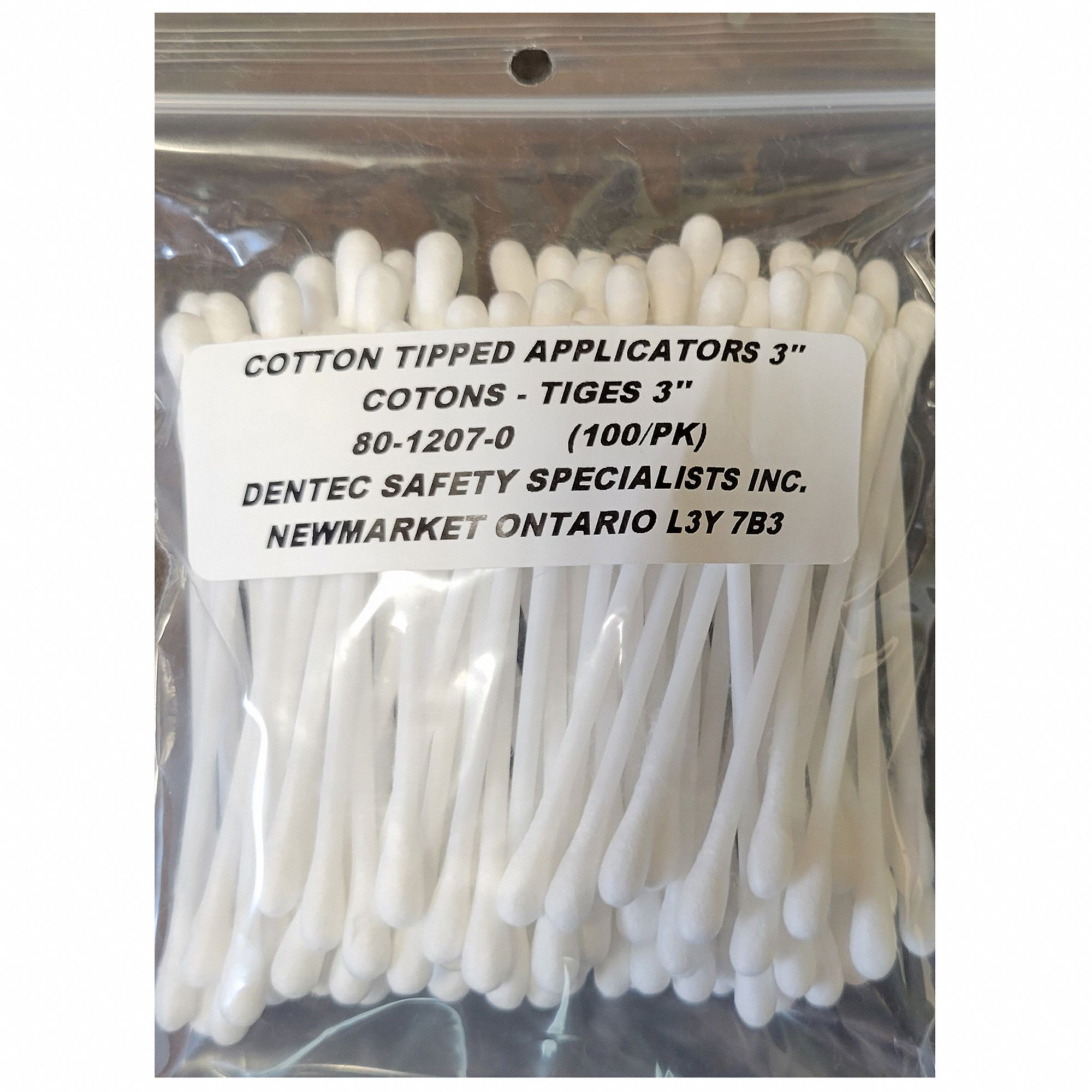 TIPPED APPLICATORS,COTTON,PK100