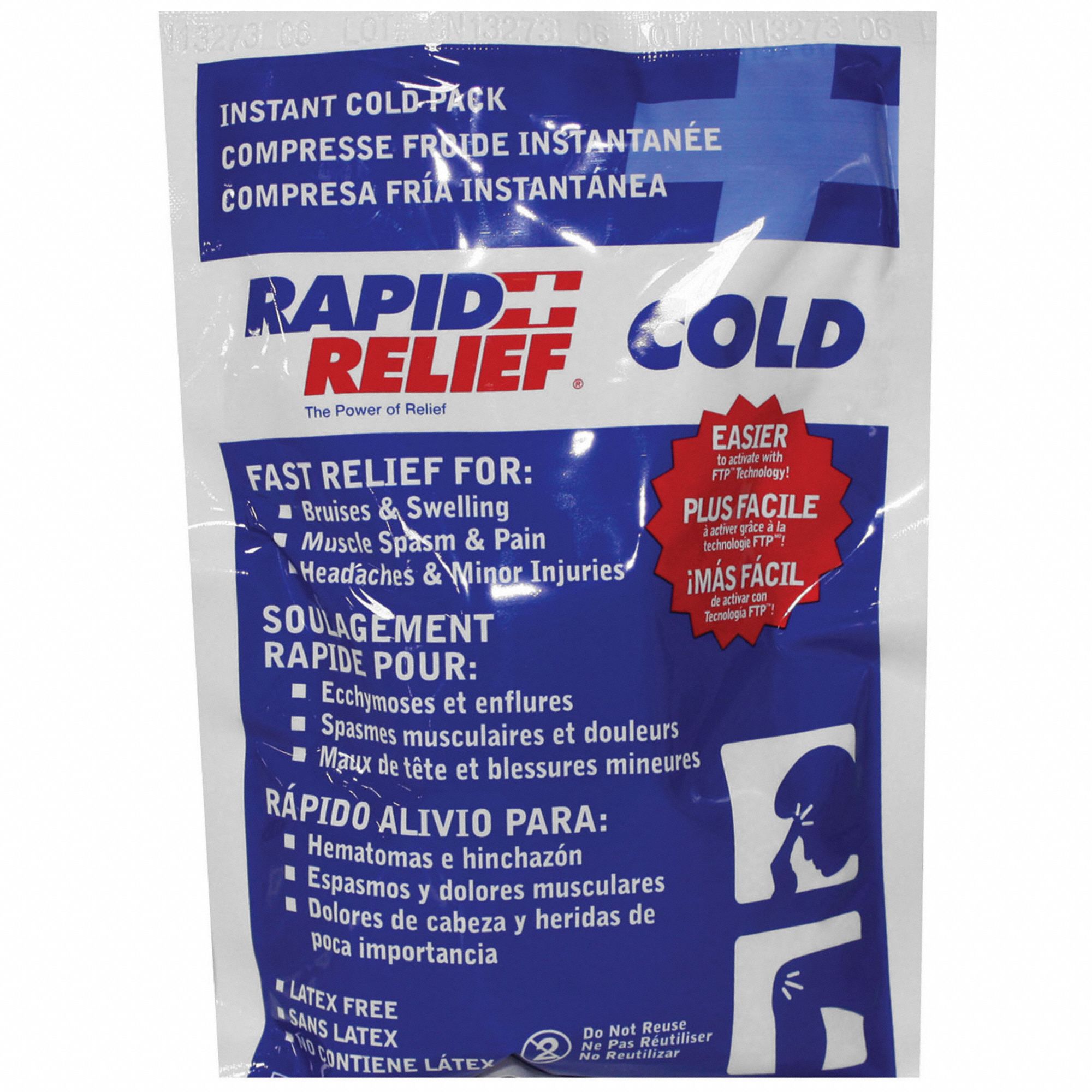 INSTANT COLD PACK,9 IN L,6 IN W