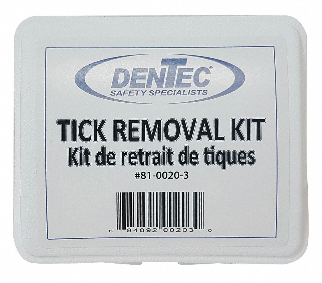 TICK REMOVAL KIT,PLASTIC,4 COMPONENTS