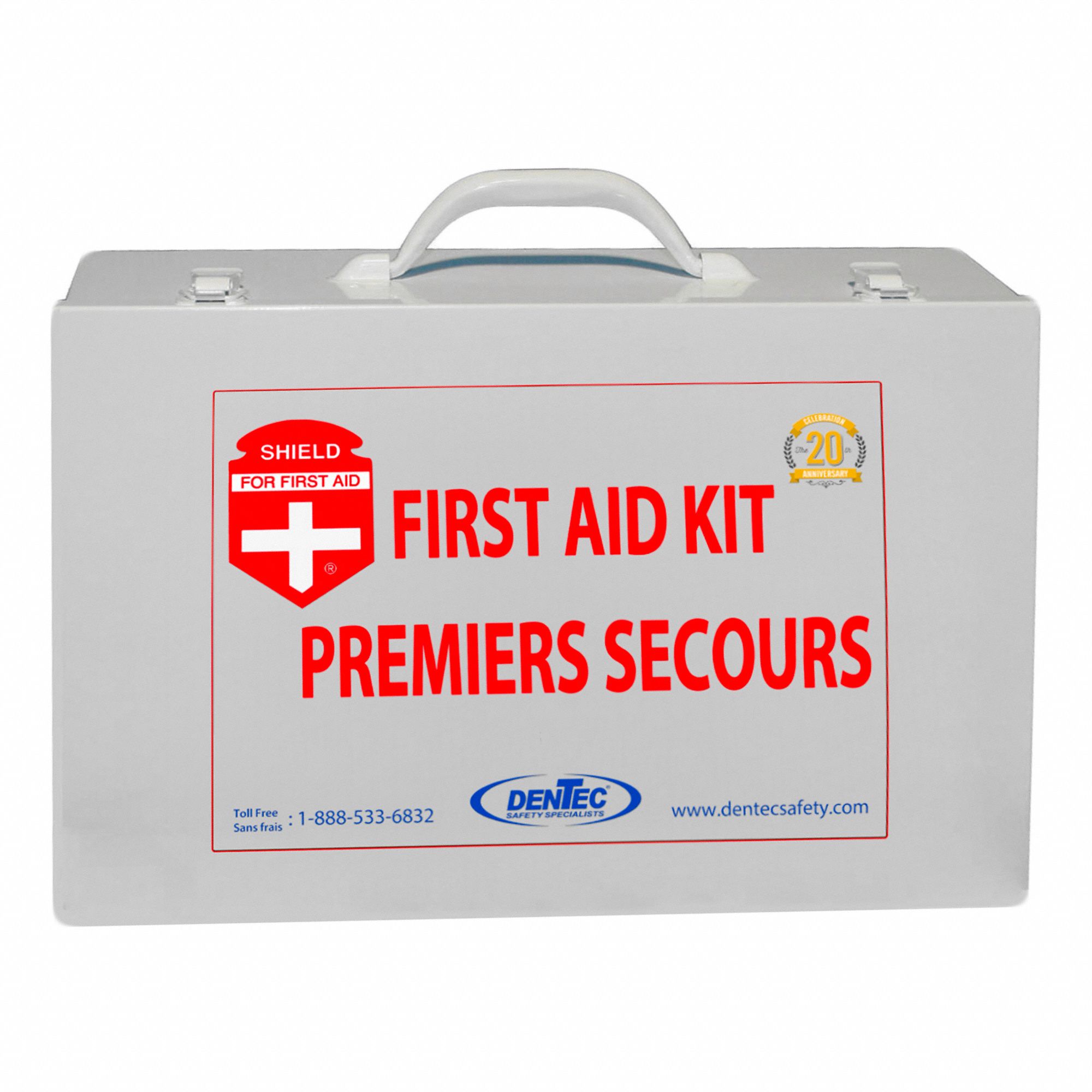 SHIELD FIRST AID KIT,9IN W,2 1/2 IN,9IN H - 5524 - DEN81BCCSA00031 ...