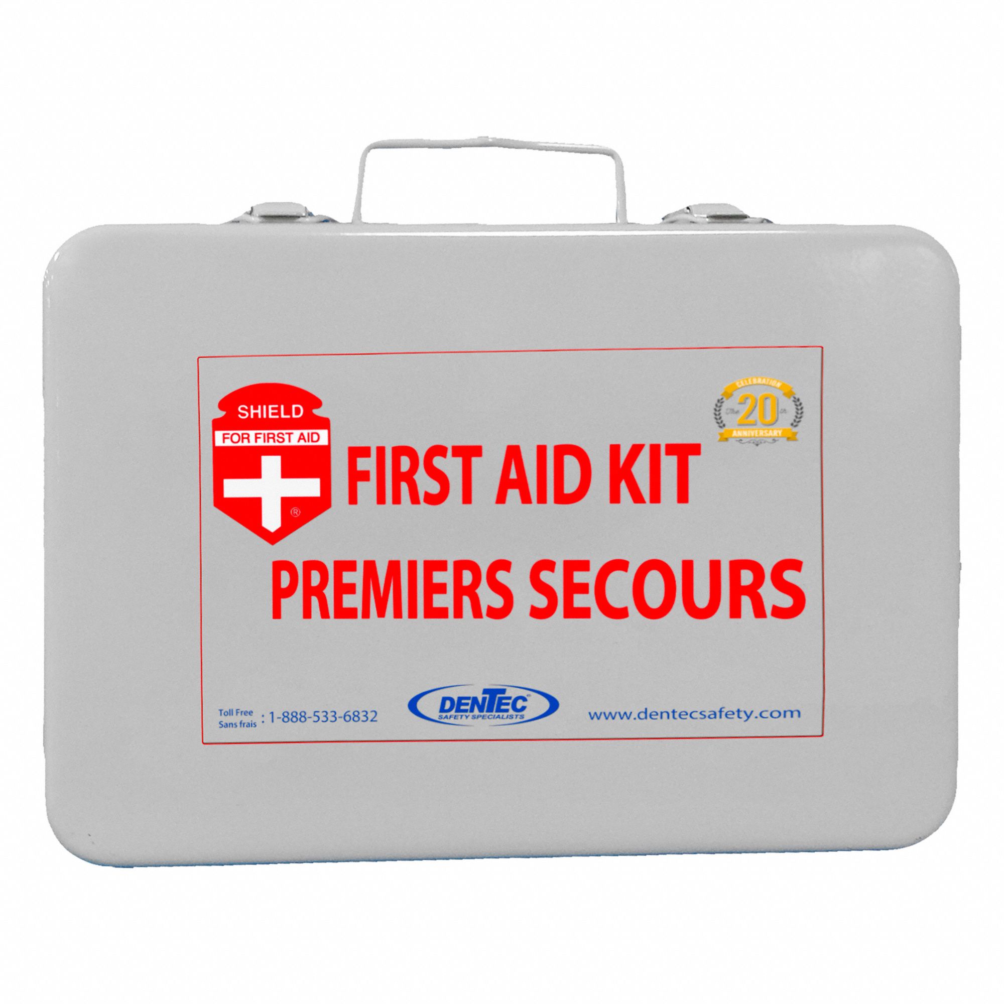 SHIELD FIRST AID KIT,9 1/2IN W,2 1/2 IN,14IN H - 5524 - DEN81CSA2400041 ...