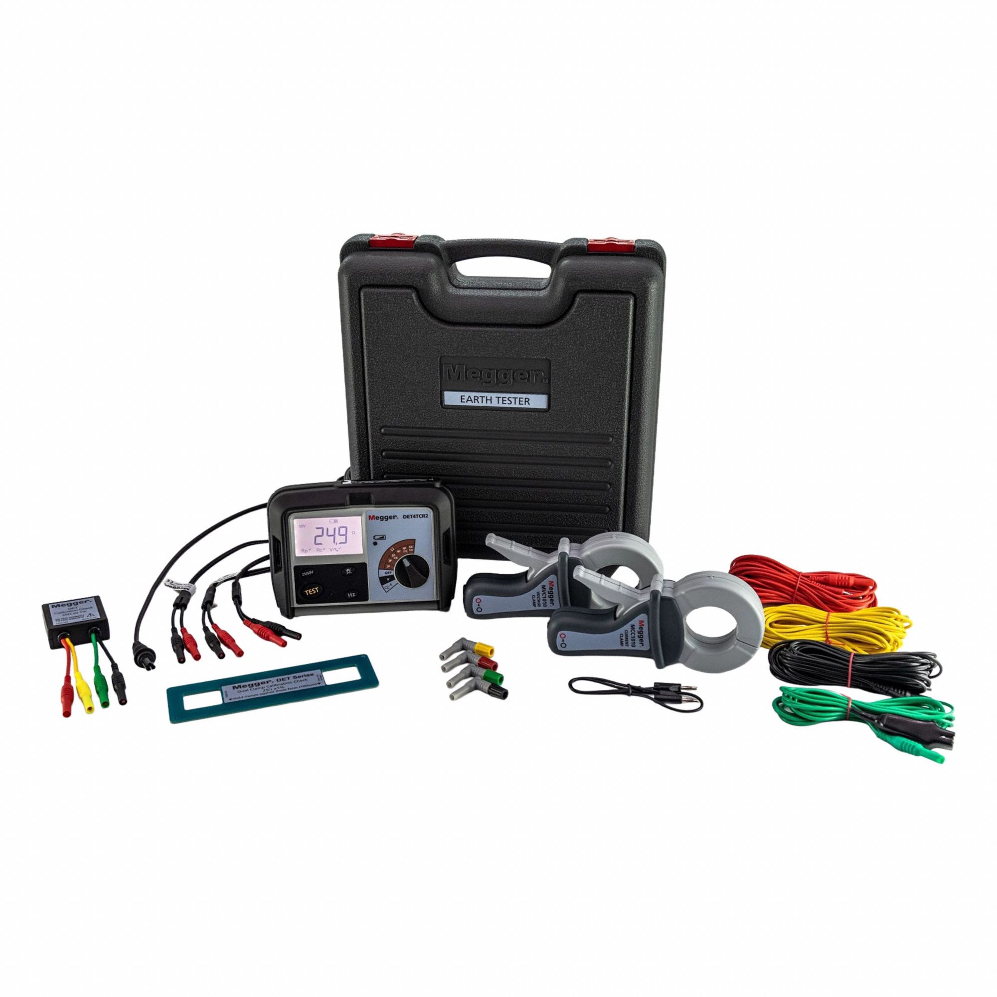 Earth Ground Resistance Tester: 0.01 ohm to 20, 000 ohm, CAT IV, IP30, Digital, 3 V, No Output