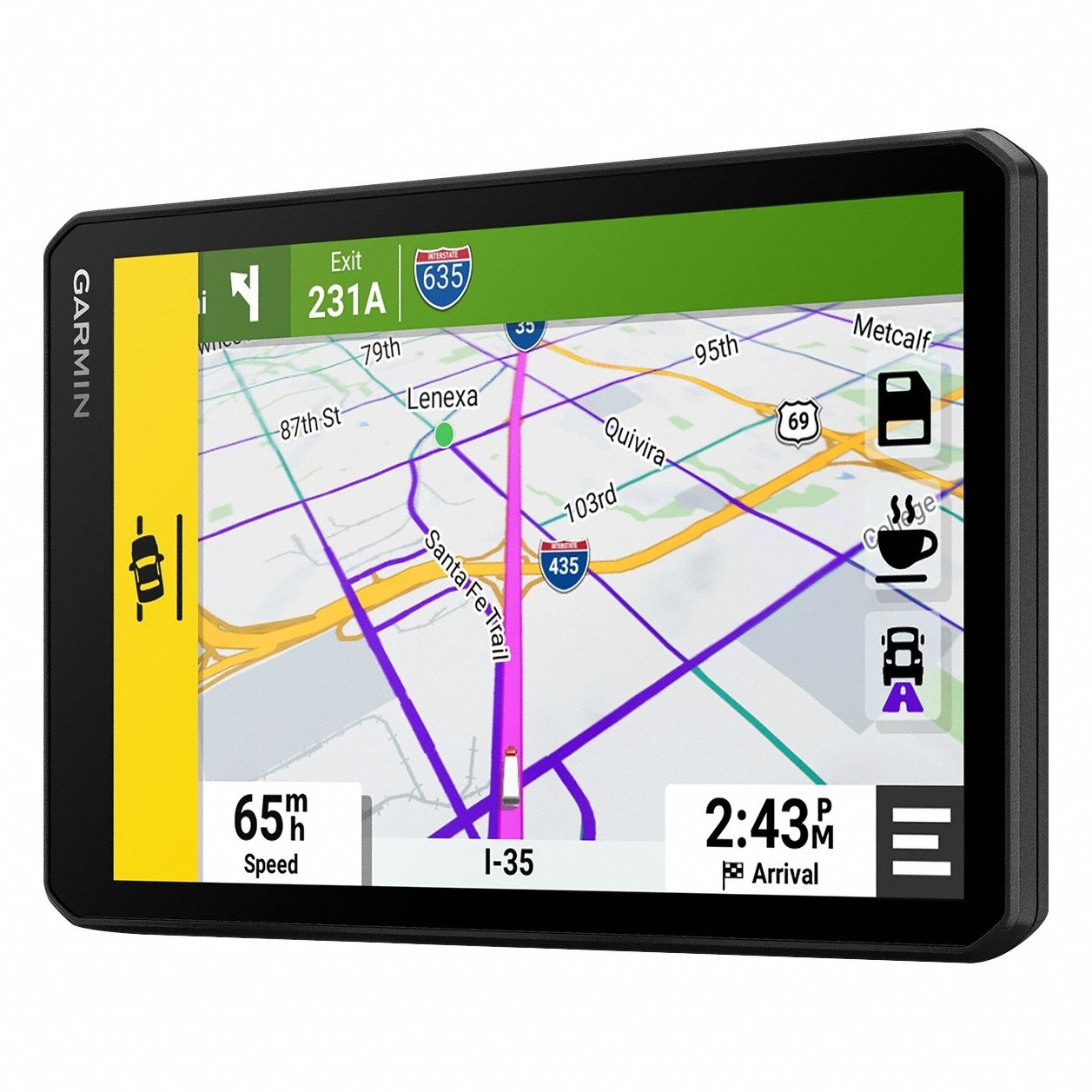 GPS Navigation Unit: TFT, 3 1/2 in Display Ht, 6 in Display Wd