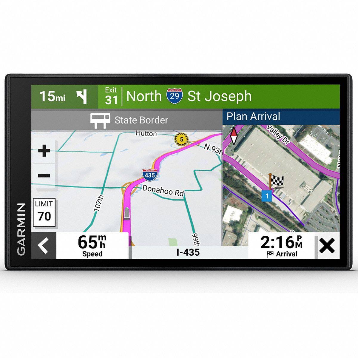 GPS Navigation Unit: Cup Holder, TFT, 3 13/64 in Display Ht, 5 45/64 in Display Wd