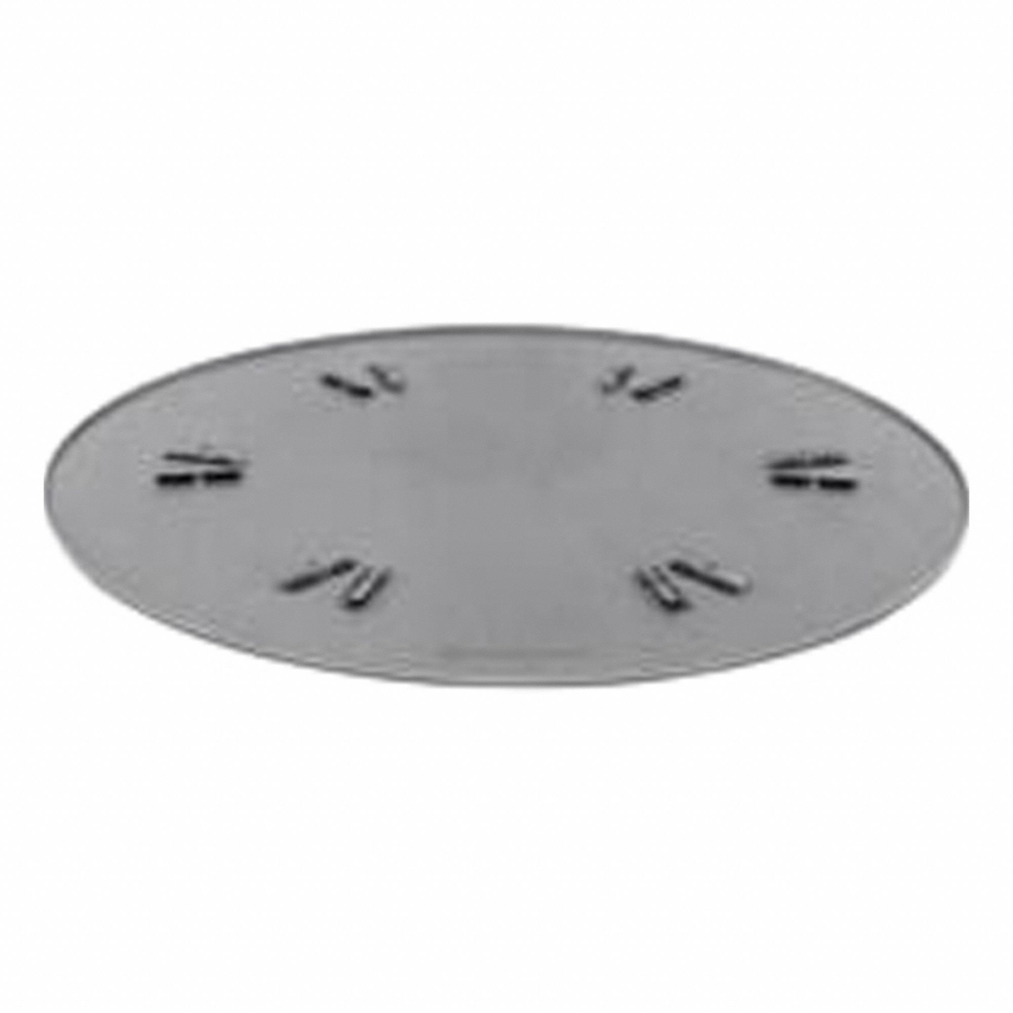 Curved Float Pan: Curved, 60 1/2 in Lg, 60 1/2 in Wd, 60 in Trowel, Steel