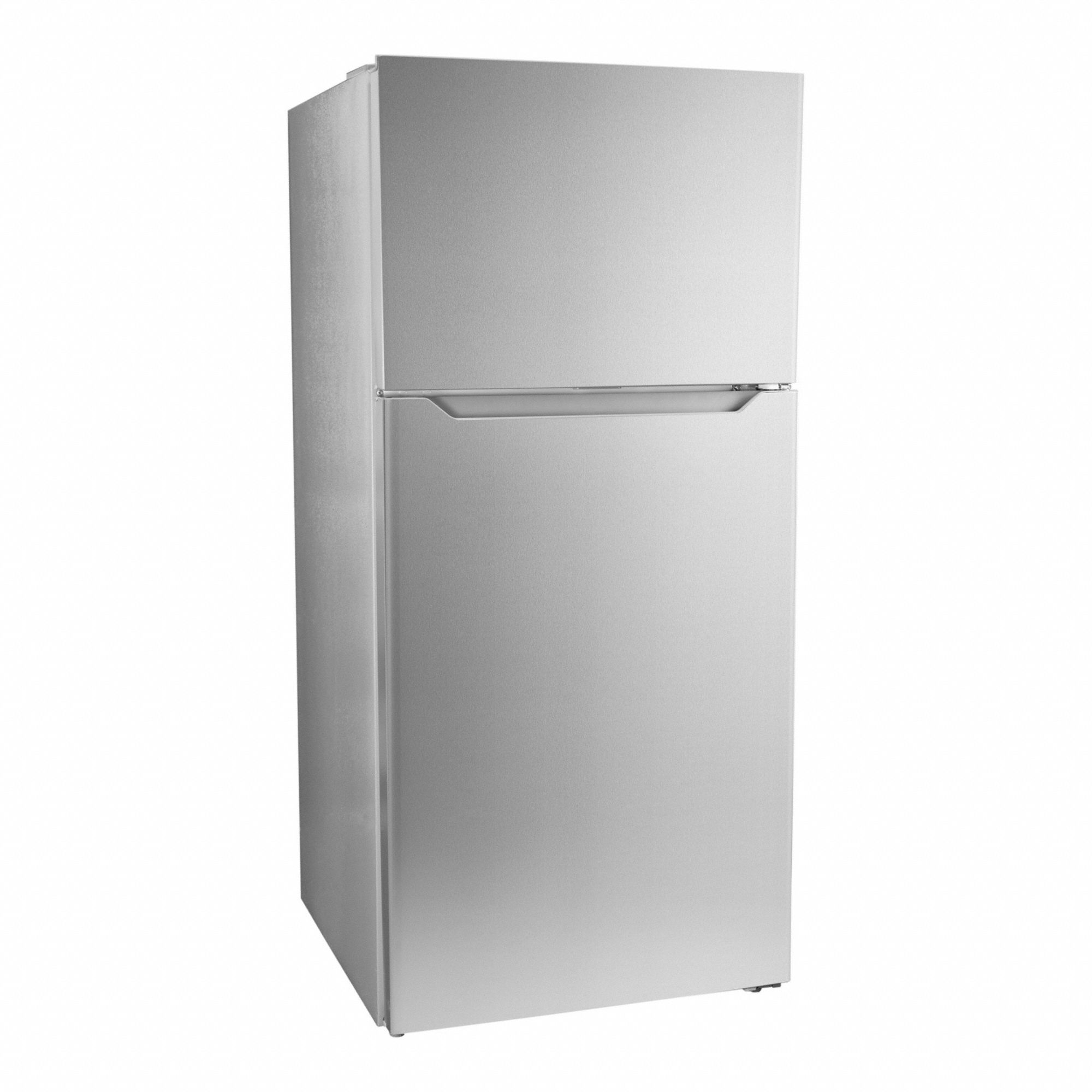 Refrigerator: Stainless Steel, 14.2 cu ft Total Capacity, 8 Shelves, Energy Star Certified