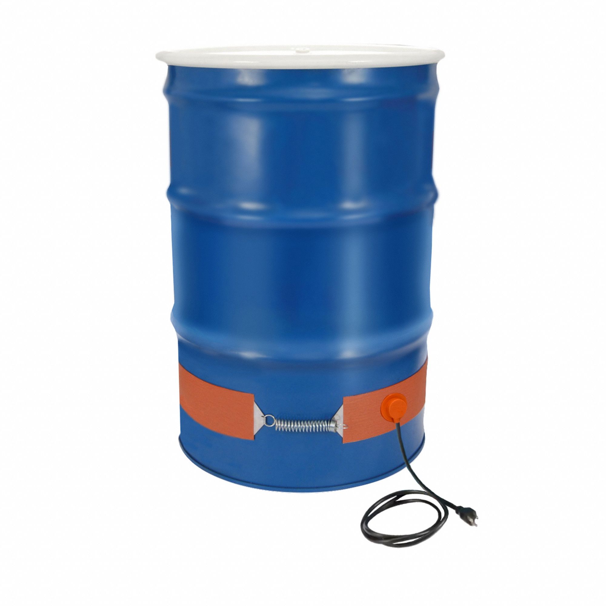 Drum Heater: 115V AC, 1, 000 W Watts, 50°F, Silicone Rubber, Drums, For 55 gal Drum Capacity