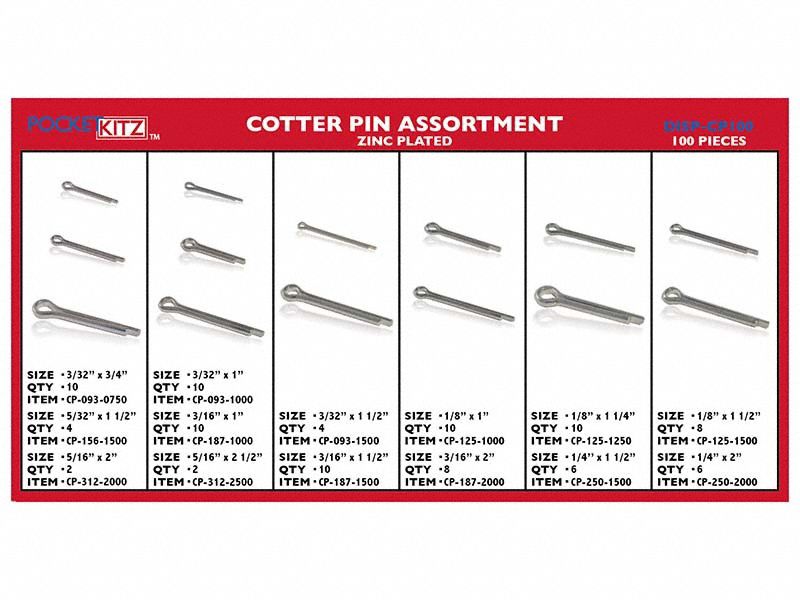 Cotter Pin Assortment EA1