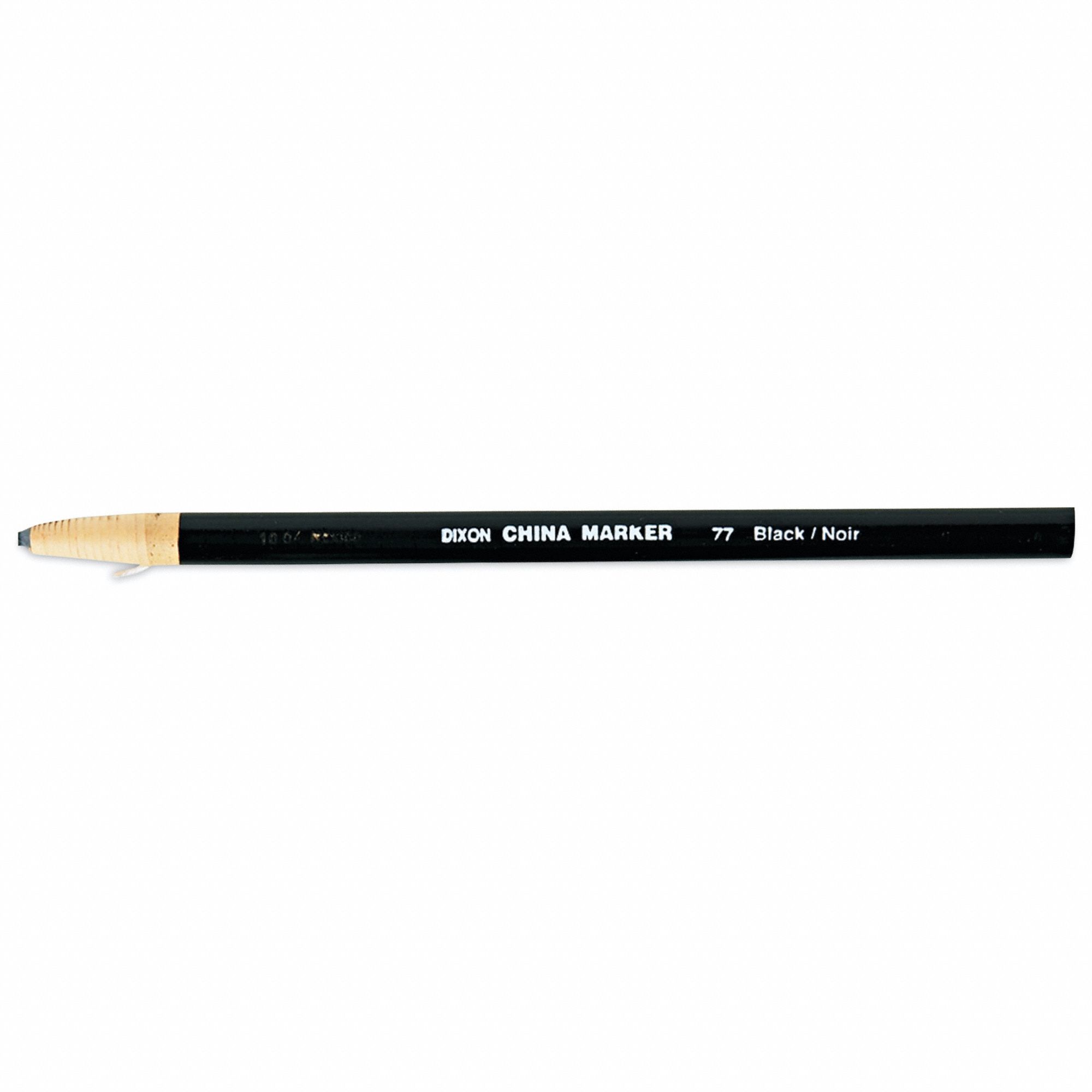 Dixon Phano Peel Off China Marker Black Grease Pencil