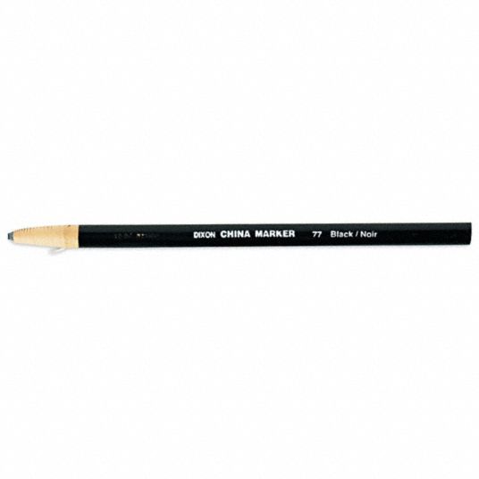 DIXON, Grease Pencil, 1/4 in Tip Wd, China Marker - 35X993