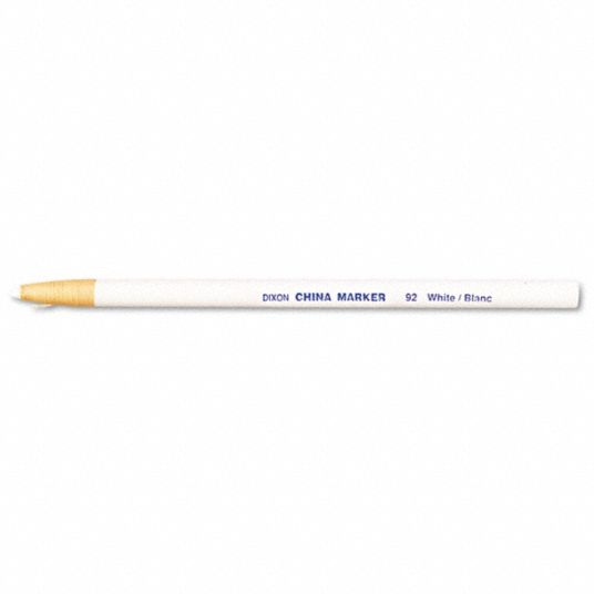 General Pencil China Marker Multi-Purpose Grease Pencils, Black/White - 2 count