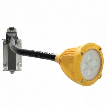 LED Dock Light: LED, 38.5 in Arm Reach, Gooseneck, 1, 100 lm Max Brightness, 10W