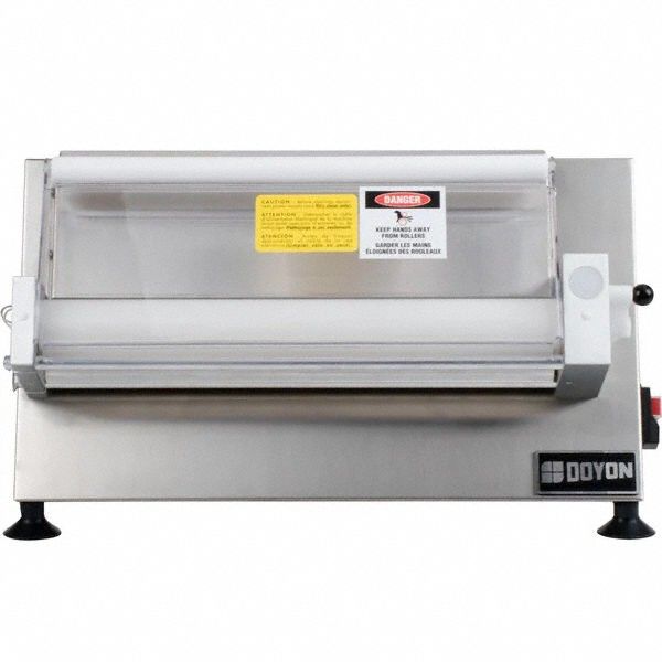 Dough Sheeter: 1 Rollers, 600 Sheets per Hour, 10 5/8 in Overall Dp, 13 3/8 in Overall Ht