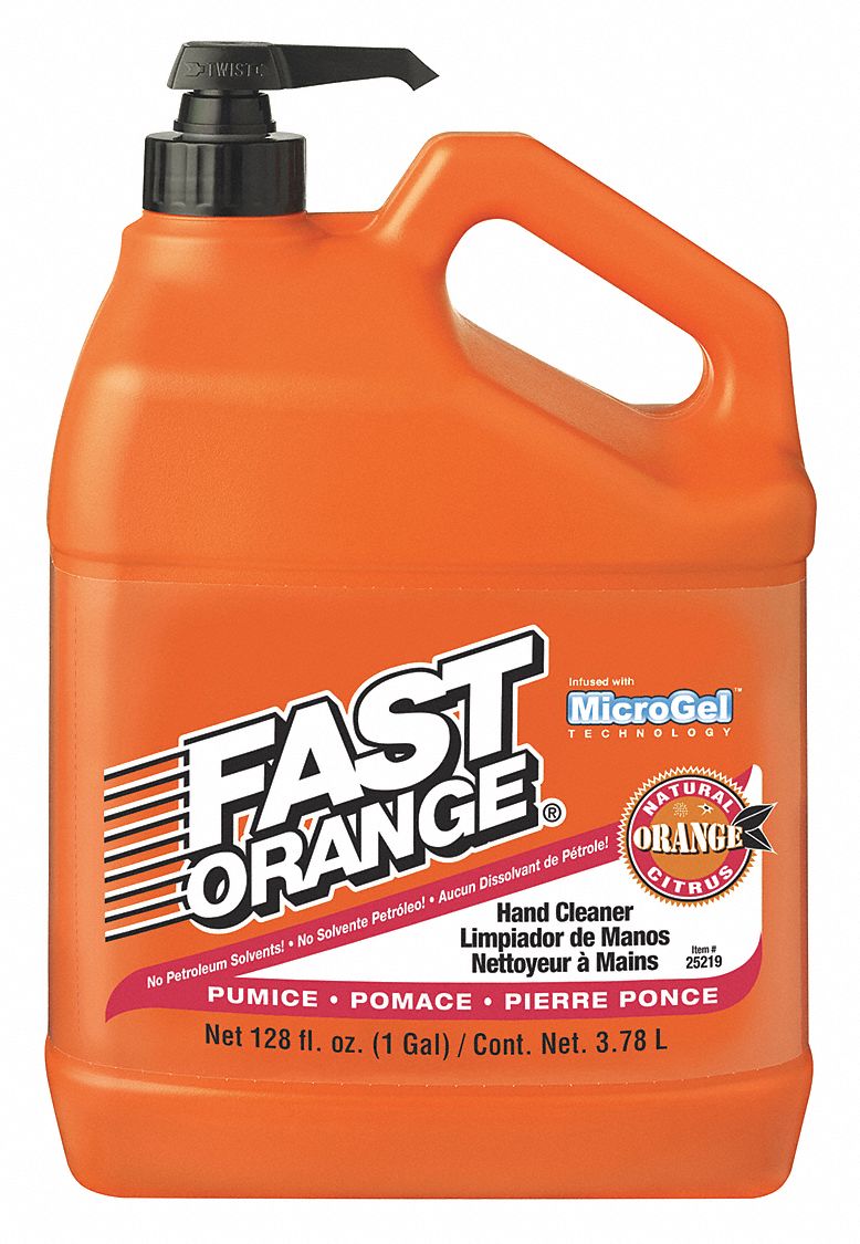 HAND CLEANER,PUMP BOTTLE,CITRUS,3.78 L