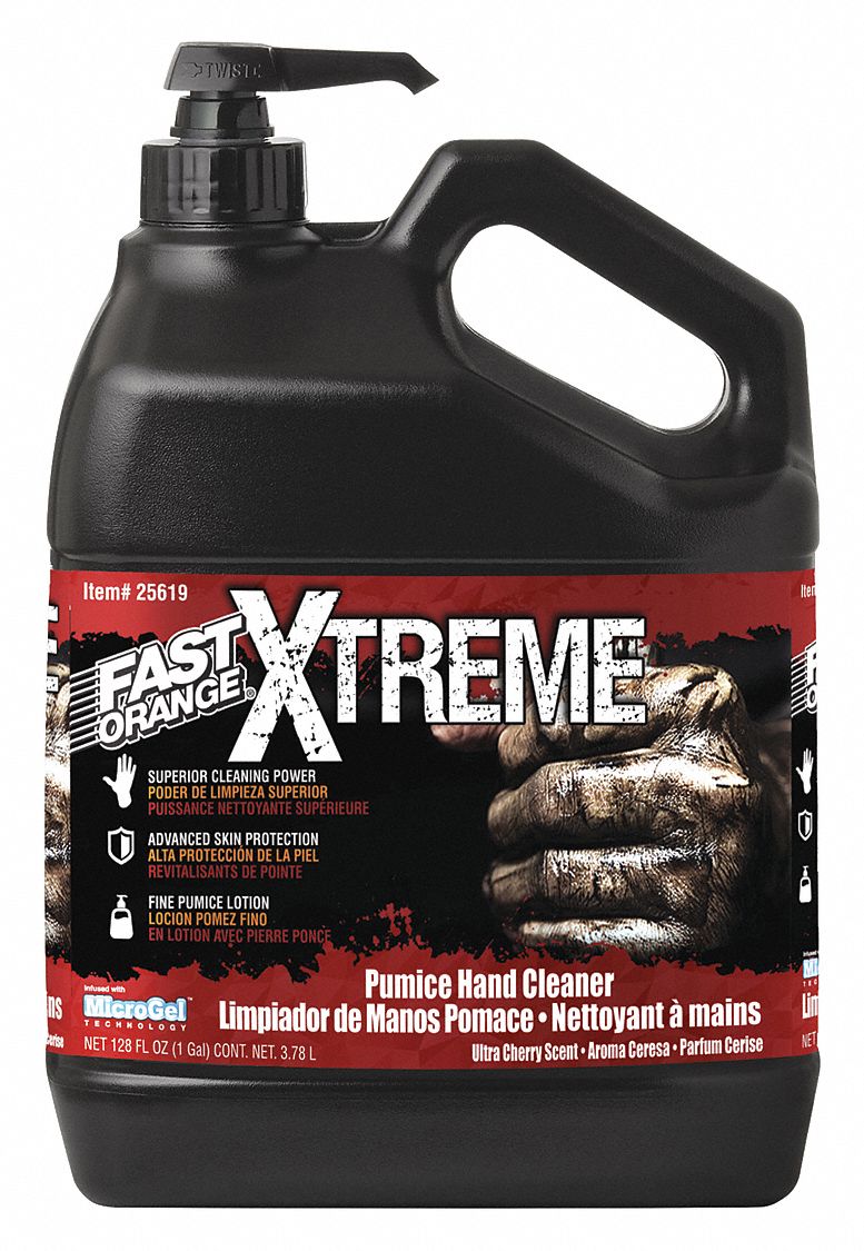HAND CLEANER, LOTION/PUMICE, MOISTURIZING, KEROSENE/PHOSPHATE-FREE, CHERRY SCENT, WHT, 3.78 L