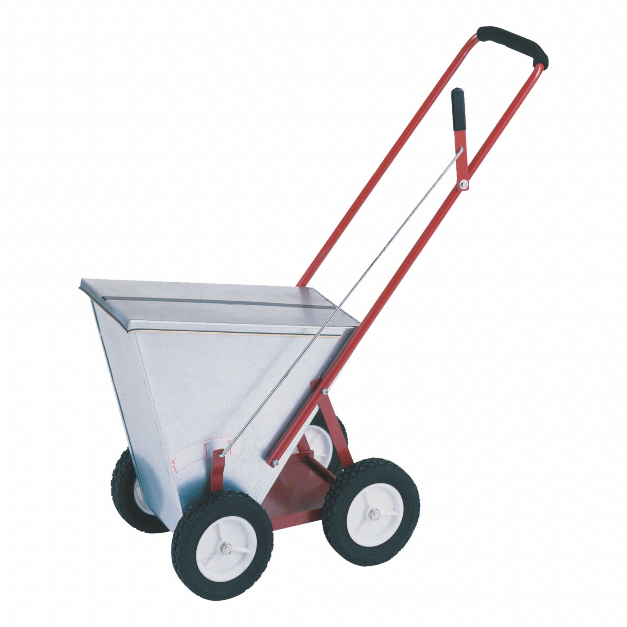 Field Line Marker: 4 in Wd - Max, 60 lb Hopper Capacity, 24 in Overall Ht, Steel